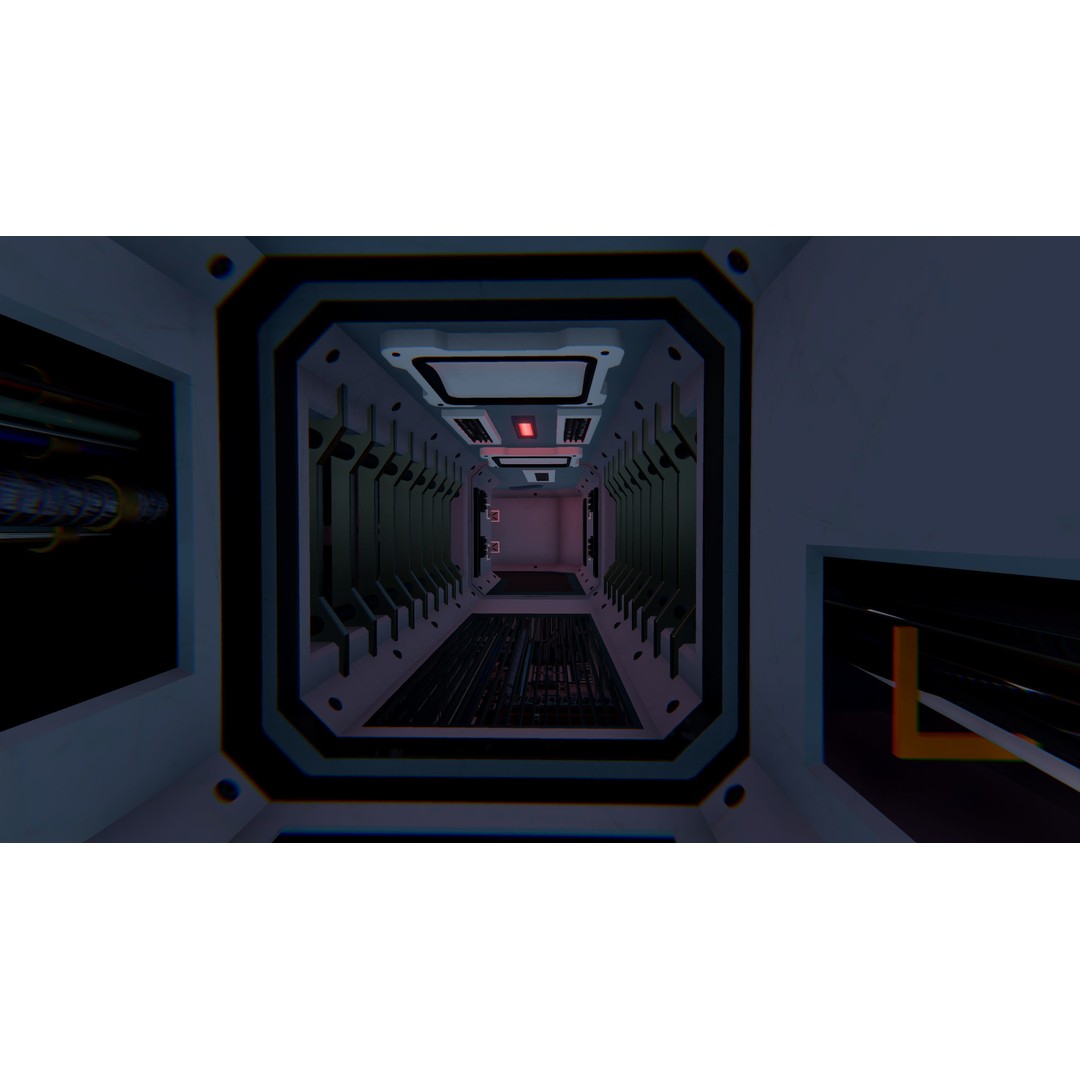 Modular Sci-Fi Interior Pack 3D Model – Low Poly Game Asset, FBX - View 37
