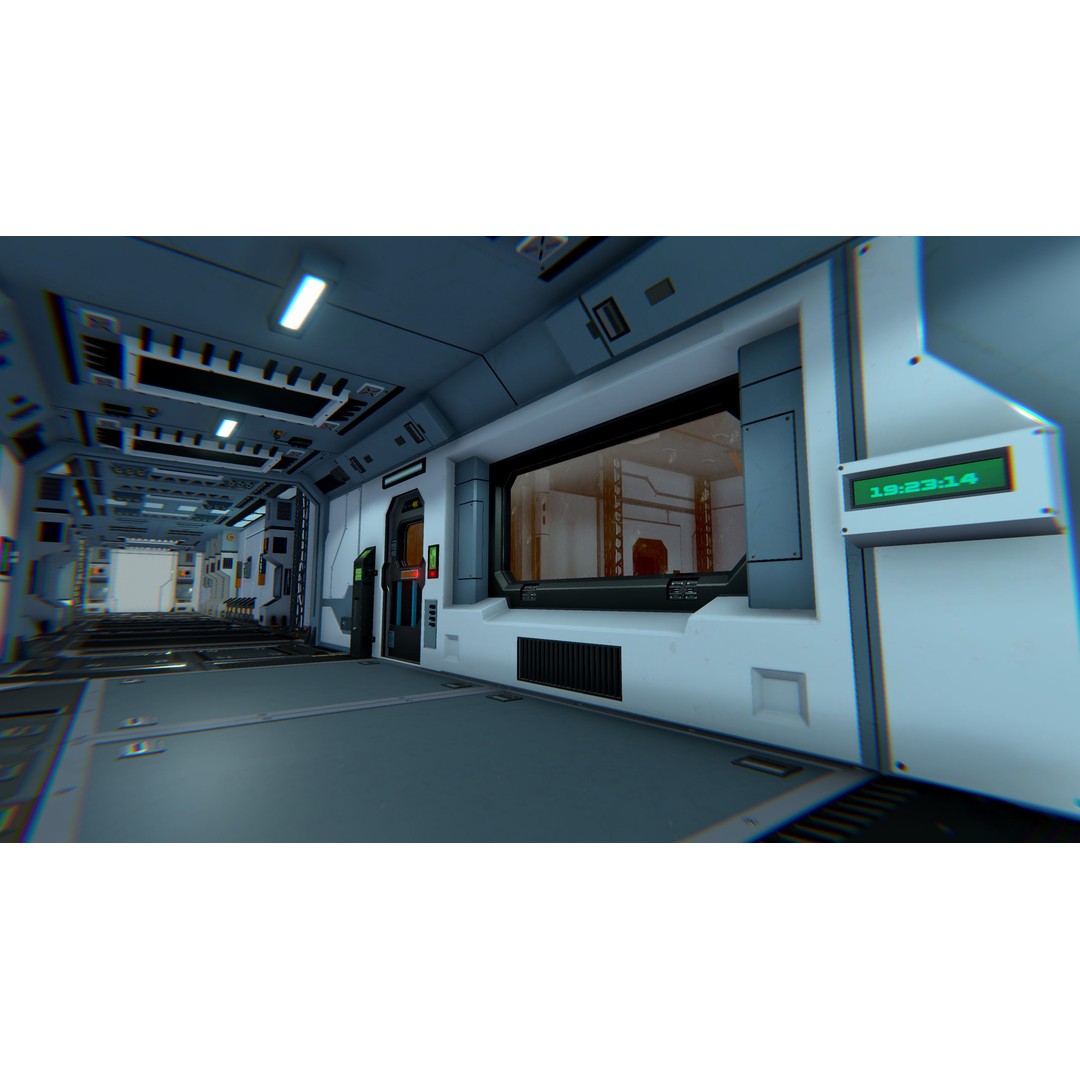 Modular Sci-Fi Interior Pack 3D Model – Low Poly Game Asset, FBX - View 38