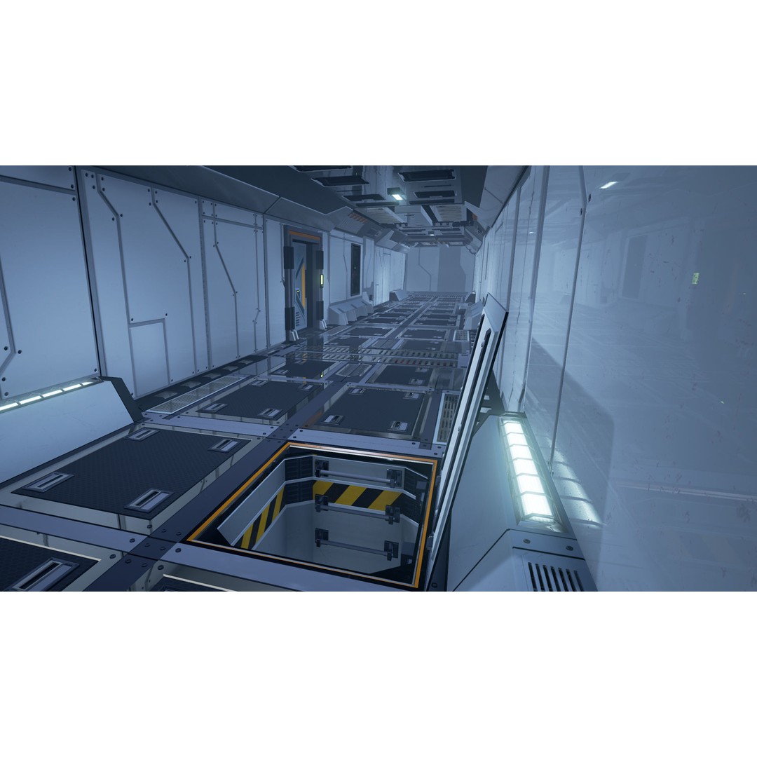 Modular Sci-Fi Interior Pack 3D Model – Low Poly Game Asset, FBX - View 4