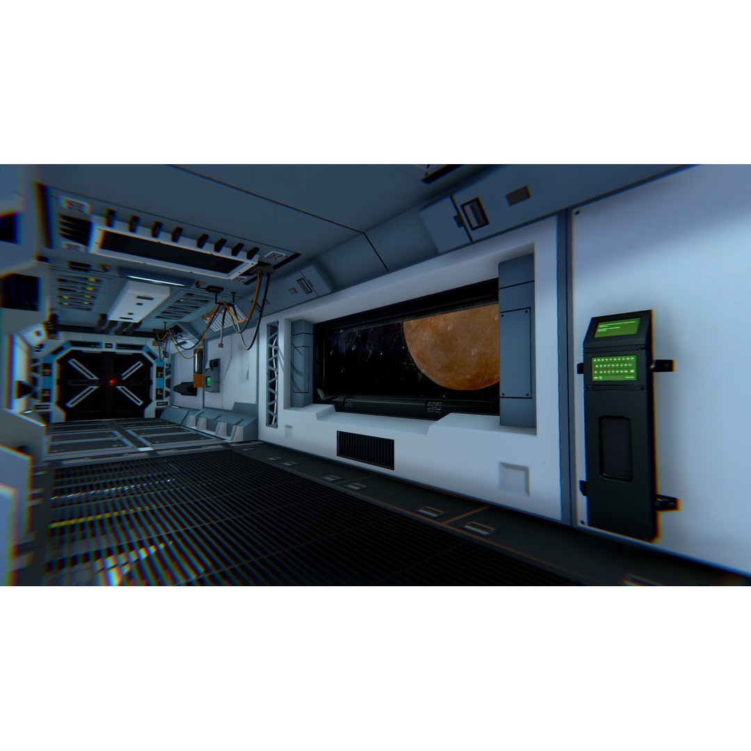 Modular Sci-Fi Interior Pack 3D Model – Low Poly Game Asset, FBX - View 40