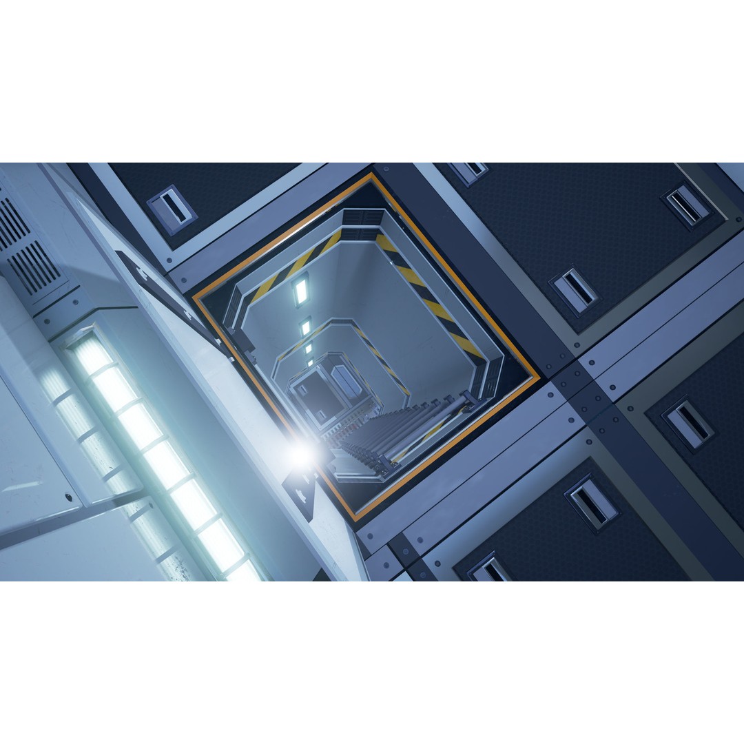 Modular Sci-Fi Interior Pack 3D Model – Low Poly Game Asset, FBX - View 8