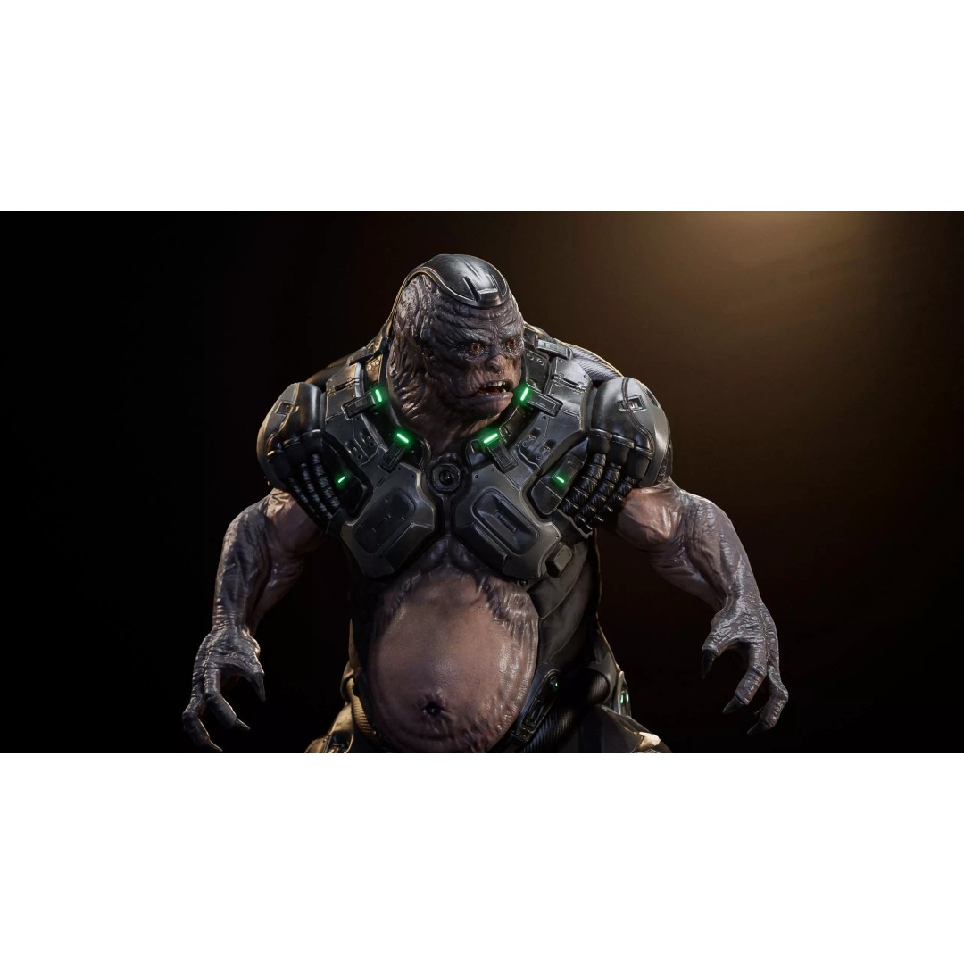 Cyber Alien 3D Model – Low Poly Game-Ready Character with Animations - View 2