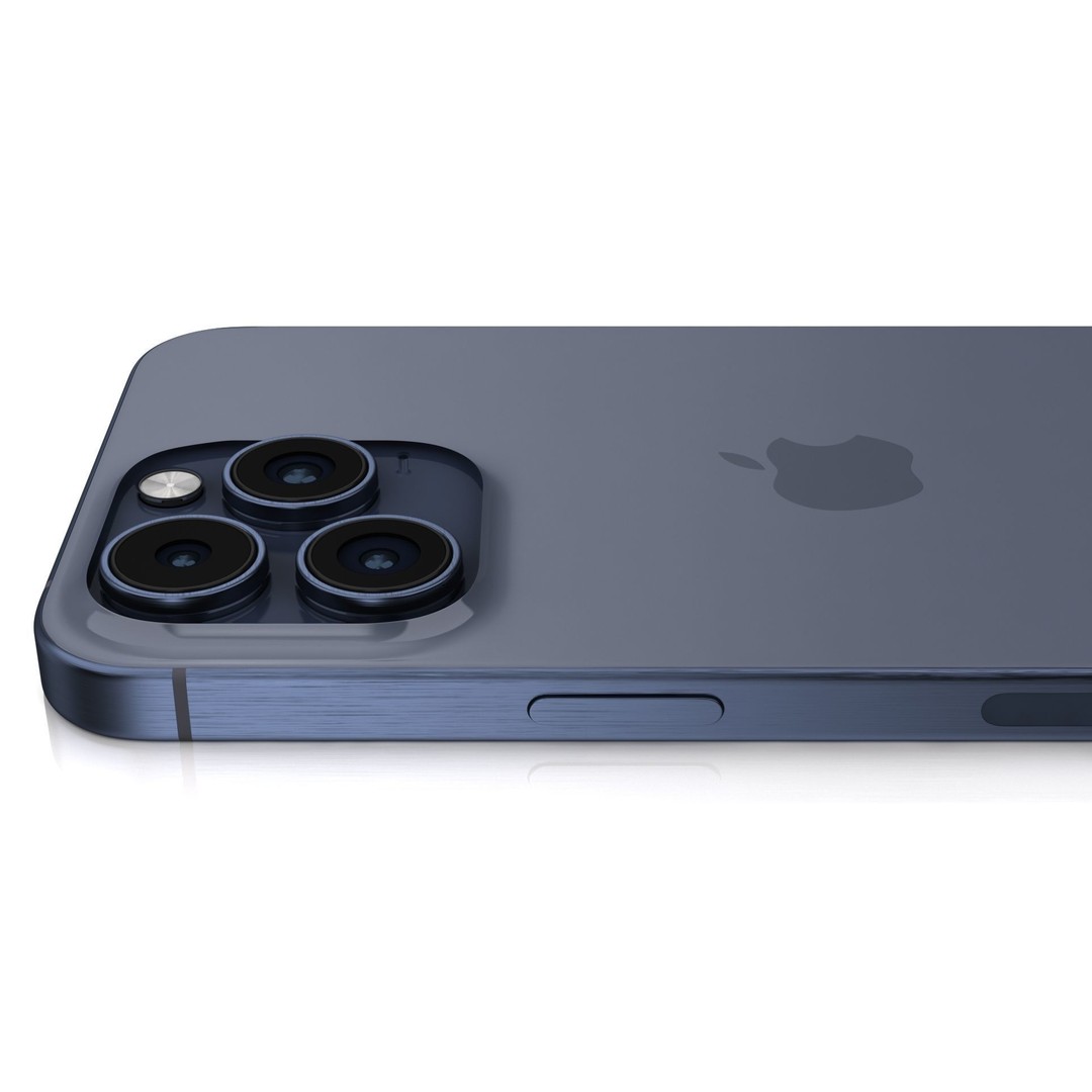 Apple iPhone 15 Pro Max 3D Model – High Poly PBR Asset, FBX, OBJ - View 10
