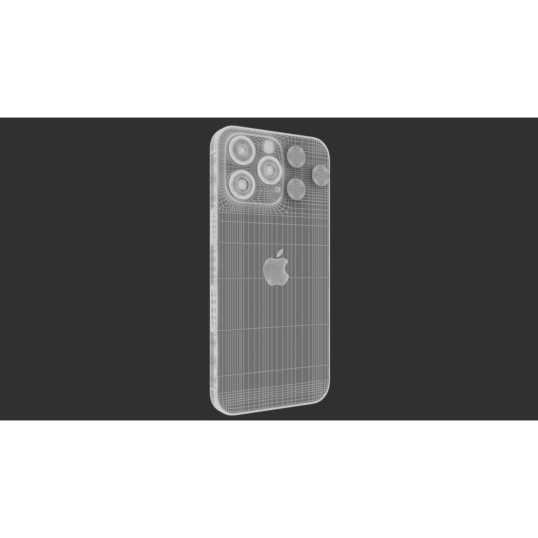Apple iPhone 15 Pro Max 3D Model – High Poly PBR Asset, FBX, OBJ - View 13