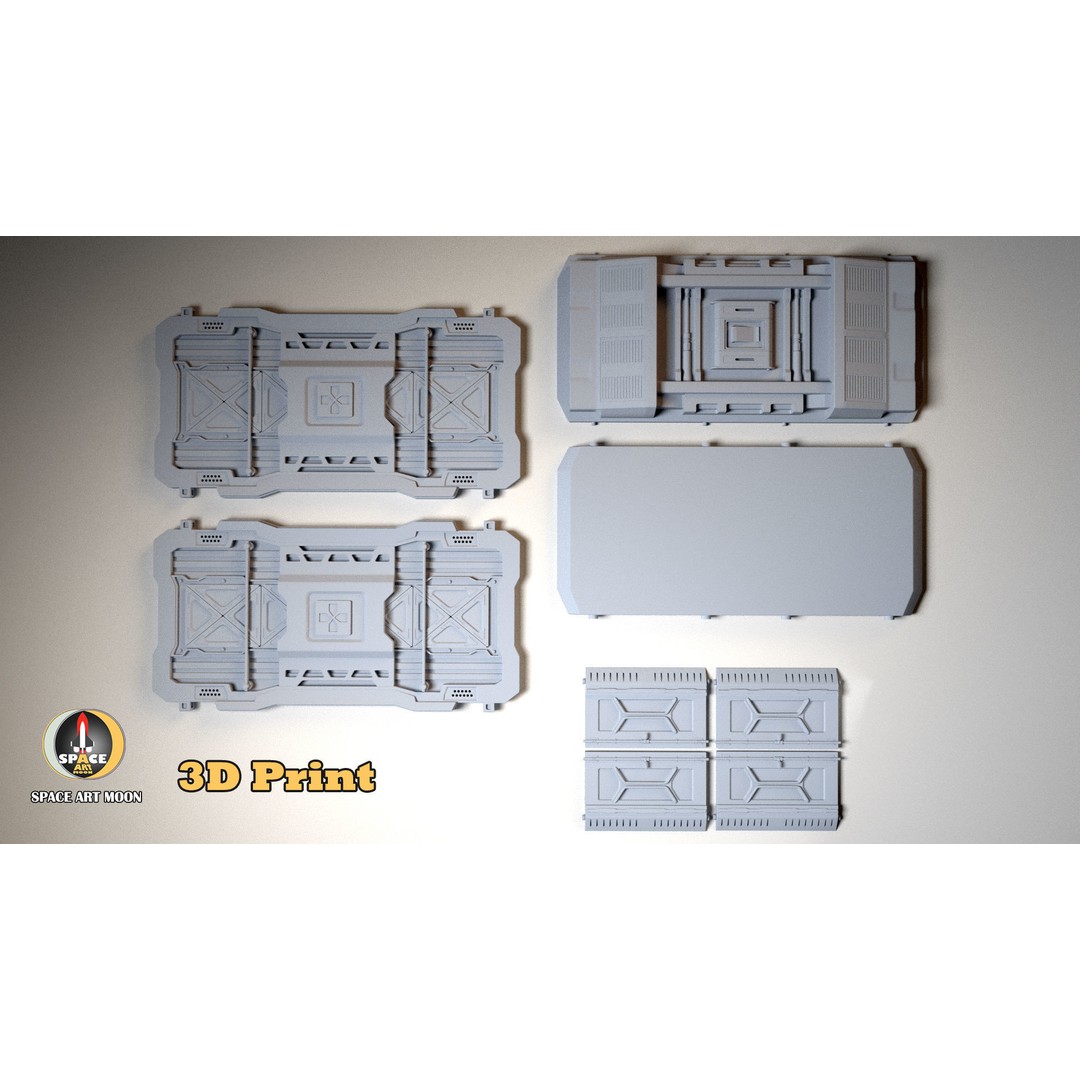Container 3D Model – Low Poly PBR Asset for Games, FBX - View 13