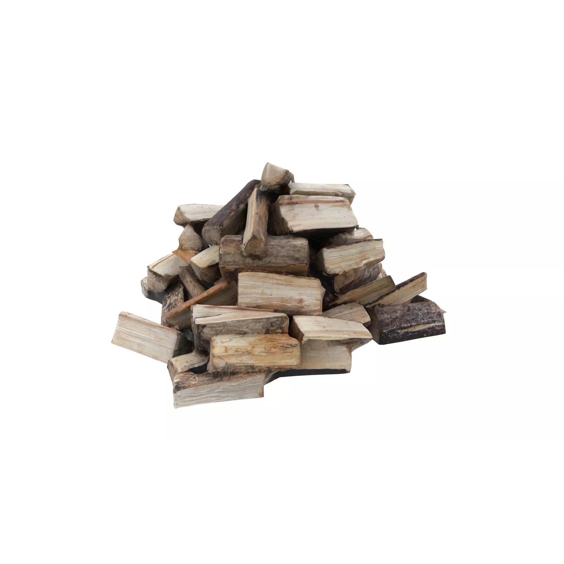 Firewood - Low-Poly Game-Ready 3D Model - View 2