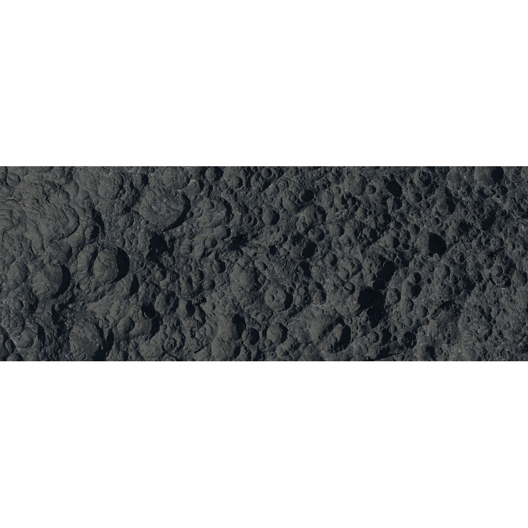 Seamless Craters Surface 3D Model – Low Poly Terrain, 16k Textures - View 17