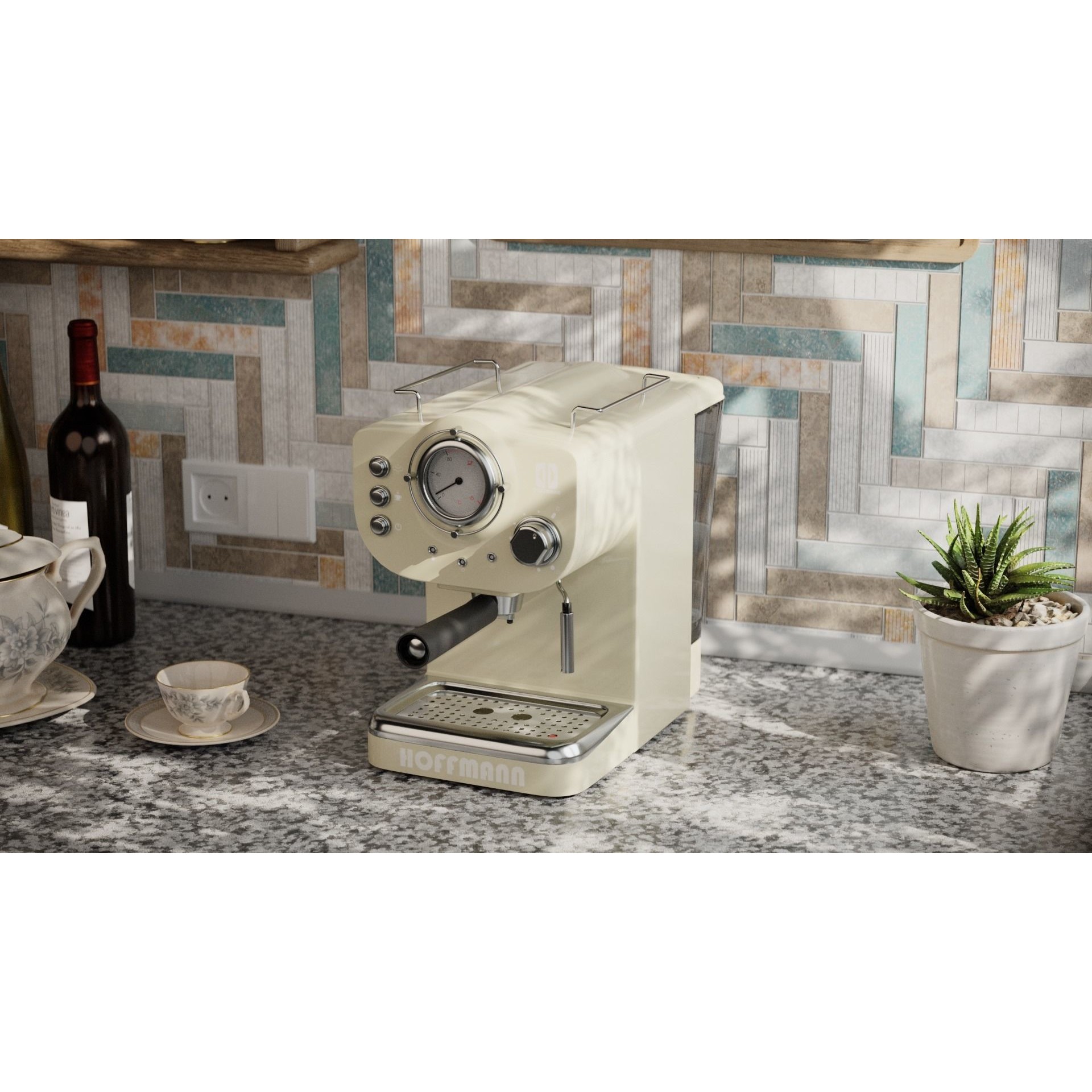 HoffmannCM15 Coffee Maker - PBR Textured 3D Model - View 10