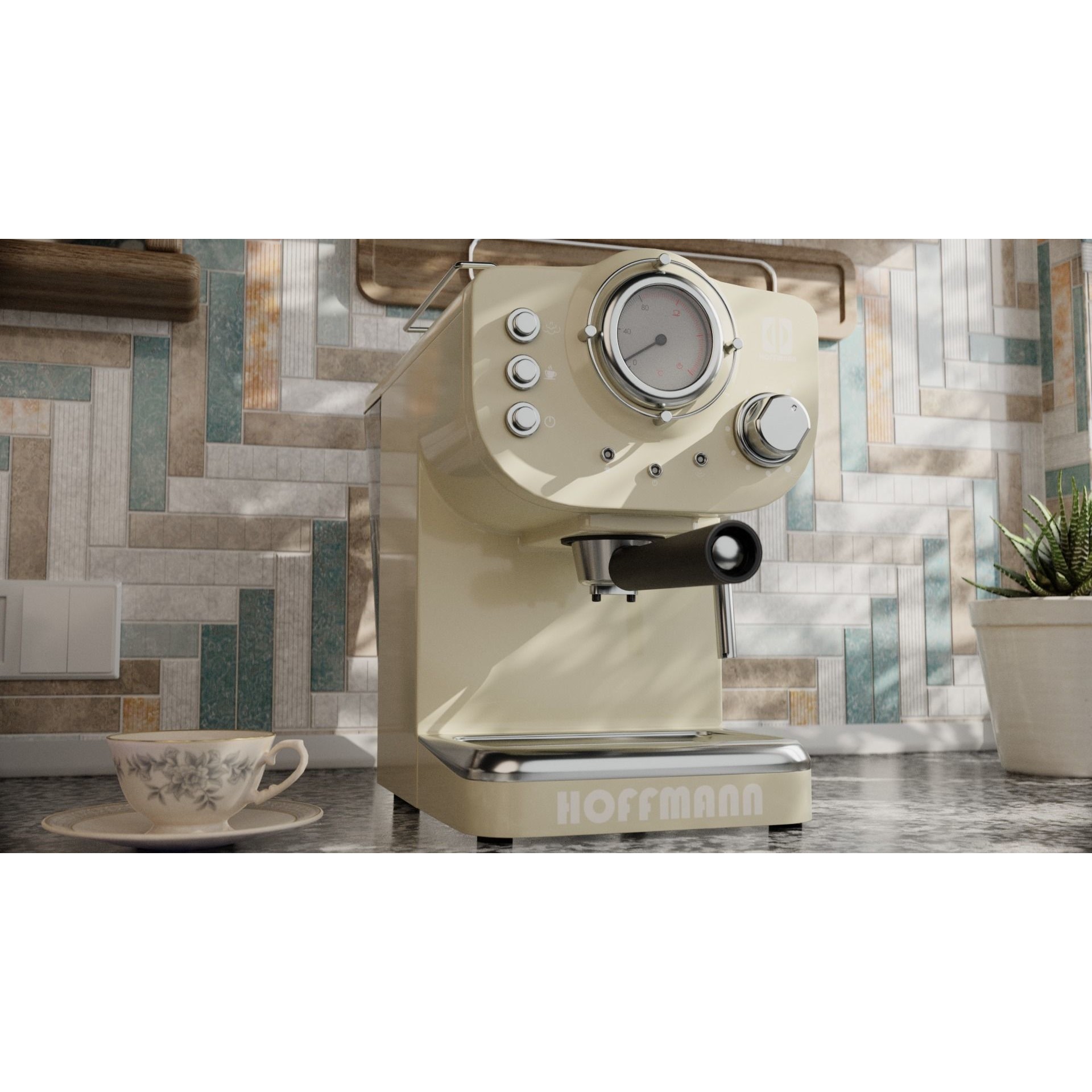 HoffmannCM15 Coffee Maker - PBR Textured 3D Model - View 11