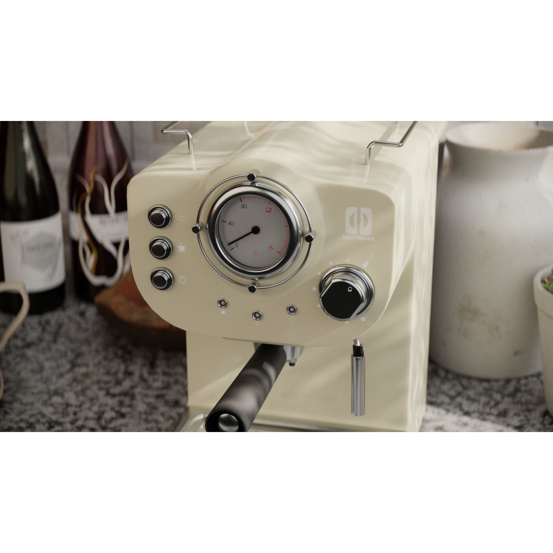 HoffmannCM15 Coffee Maker - PBR Textured 3D Model - View 13