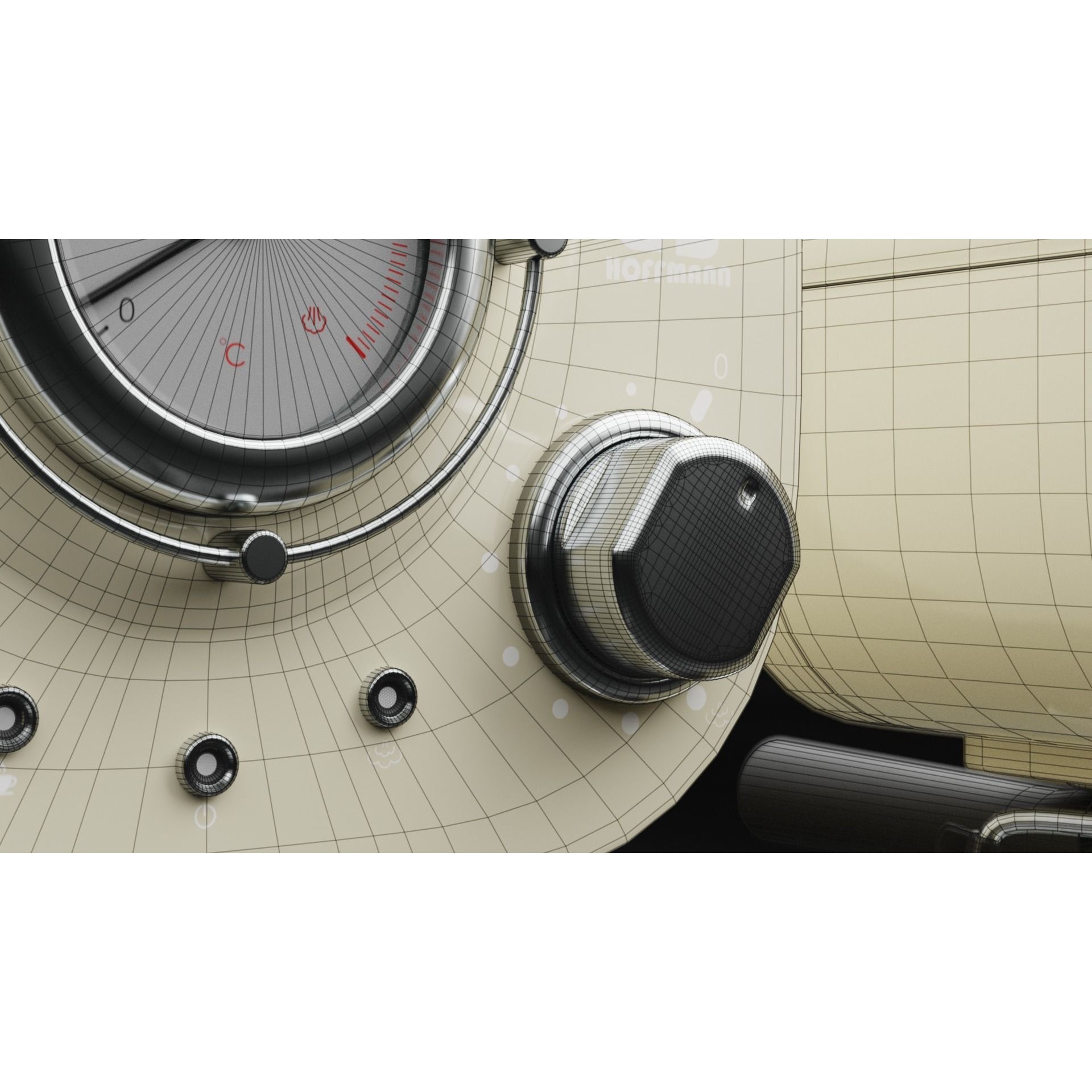 HoffmannCM15 Coffee Maker - PBR Textured 3D Model - View 18