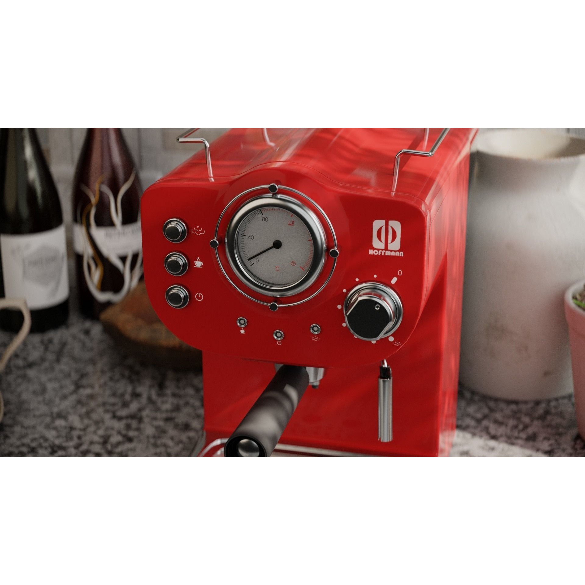 HoffmannCM15 Coffee Maker - PBR Textured 3D Model - View 21