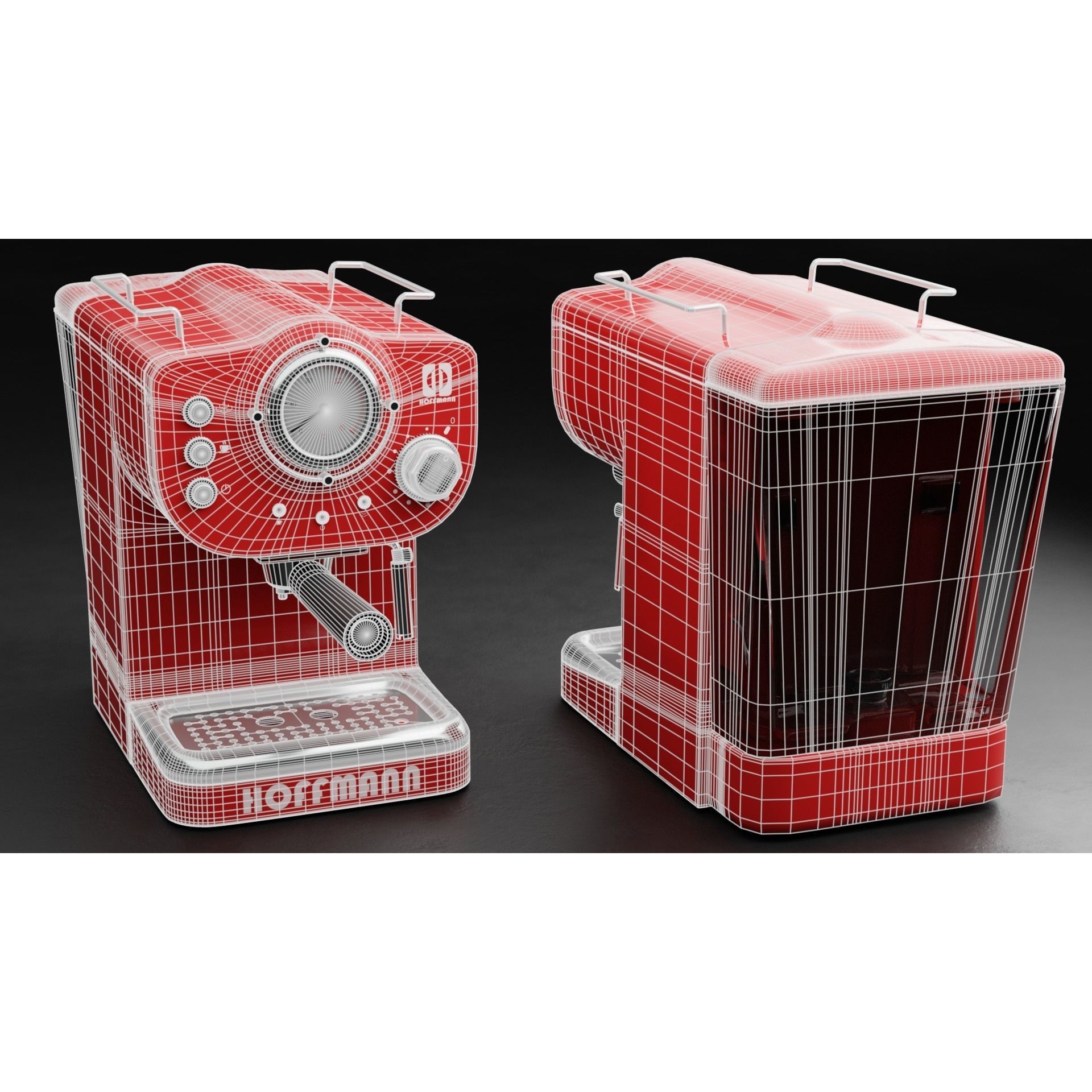 HoffmannCM15 Coffee Maker - PBR Textured 3D Model - View 25