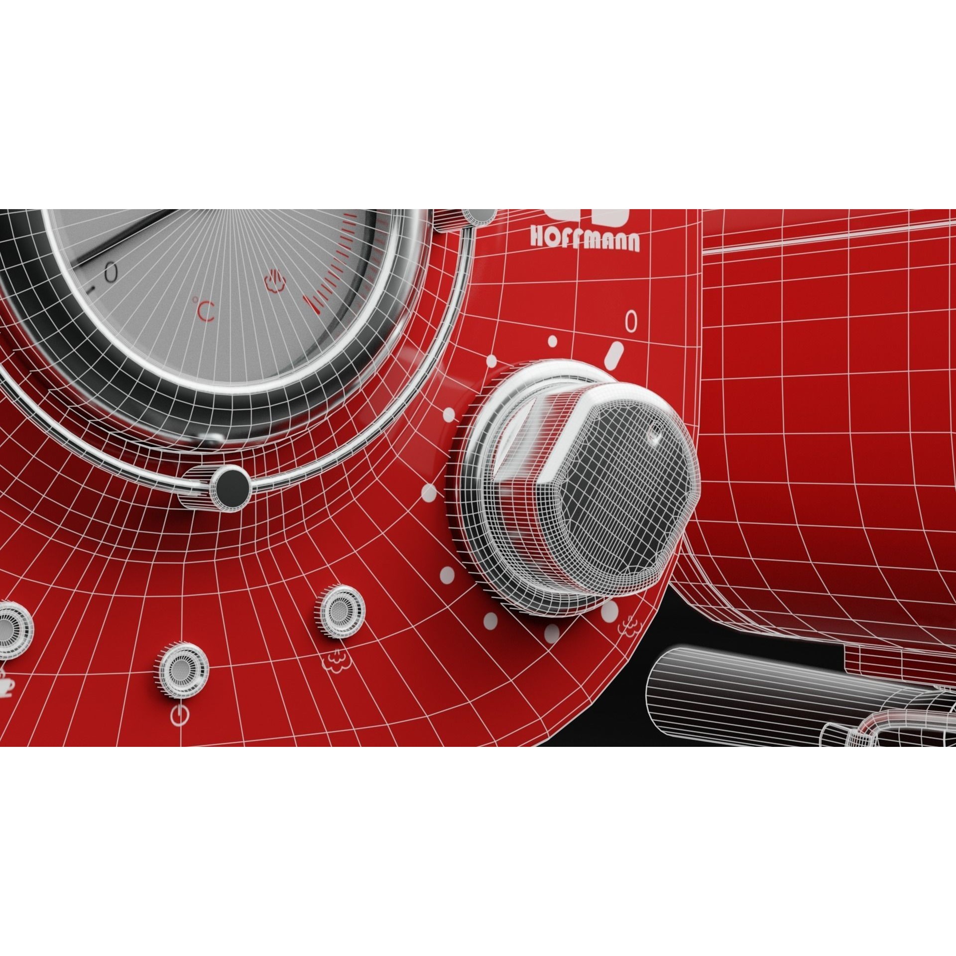 HoffmannCM15 Coffee Maker - PBR Textured 3D Model - View 26