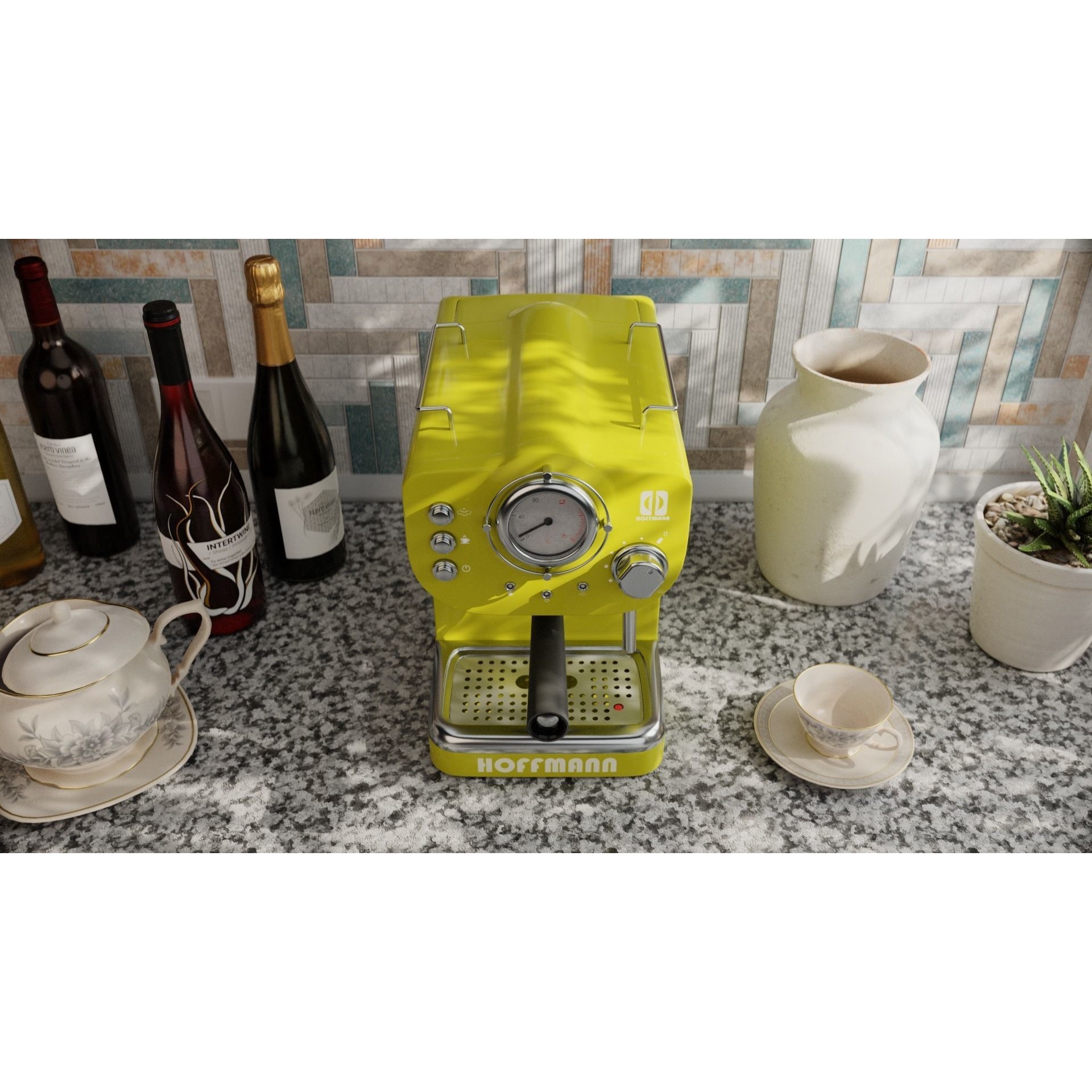HoffmannCM15 Coffee Maker - PBR Textured 3D Model - View 30