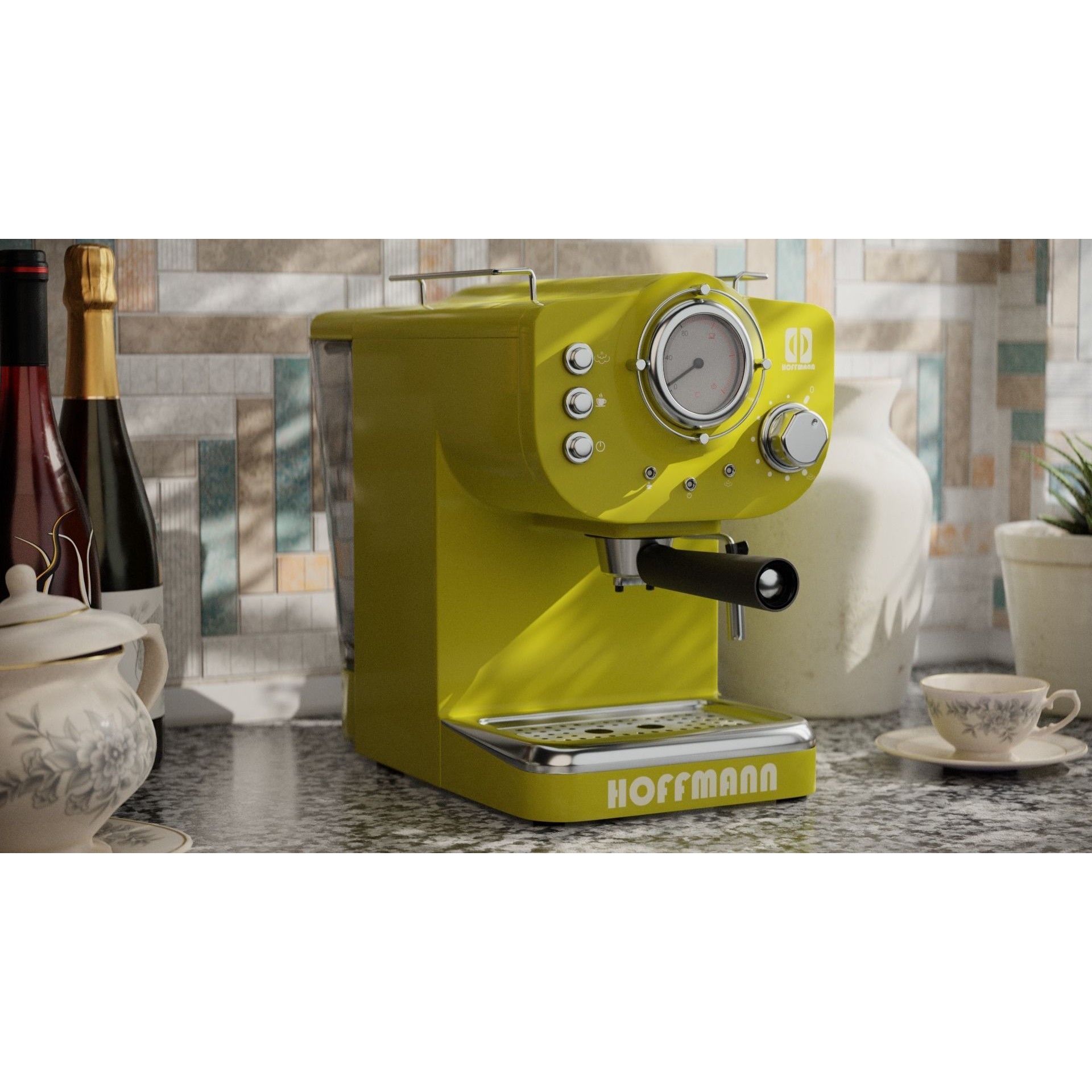 HoffmannCM15 Coffee Maker - PBR Textured 3D Model - View 32