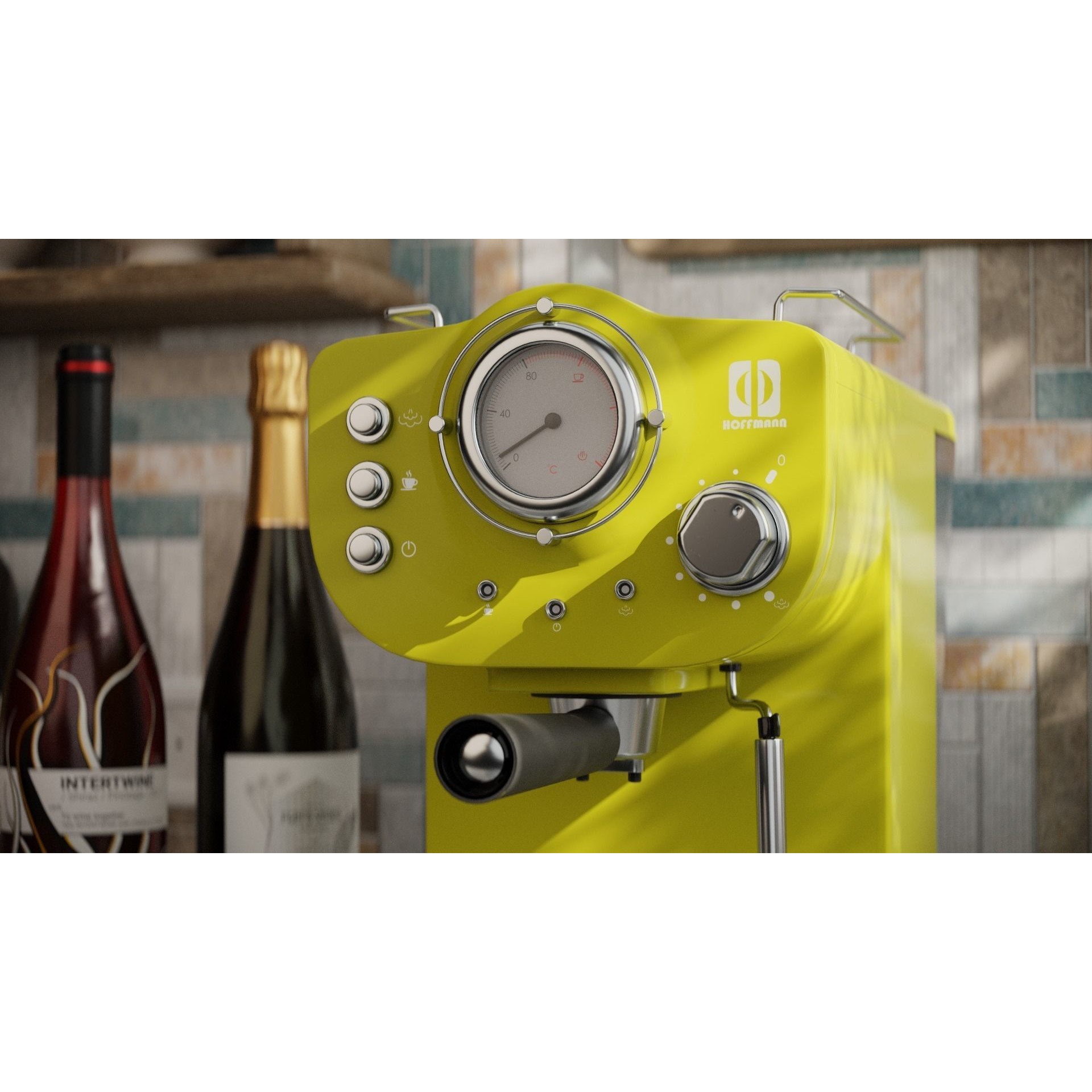 HoffmannCM15 Coffee Maker - PBR Textured 3D Model - View 33