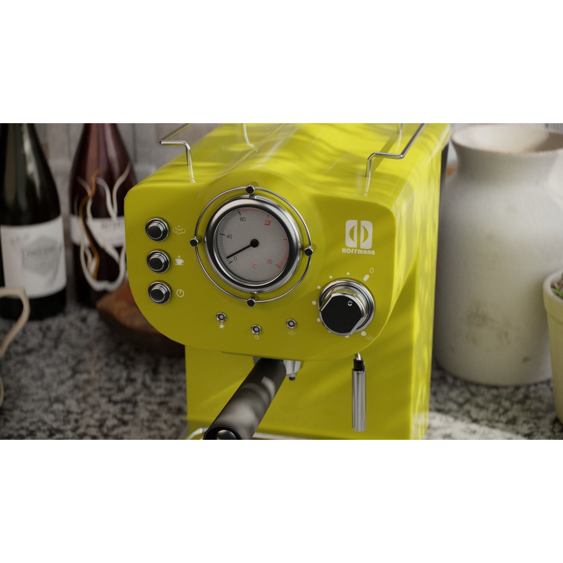 HoffmannCM15 Coffee Maker - PBR Textured 3D Model - View 38