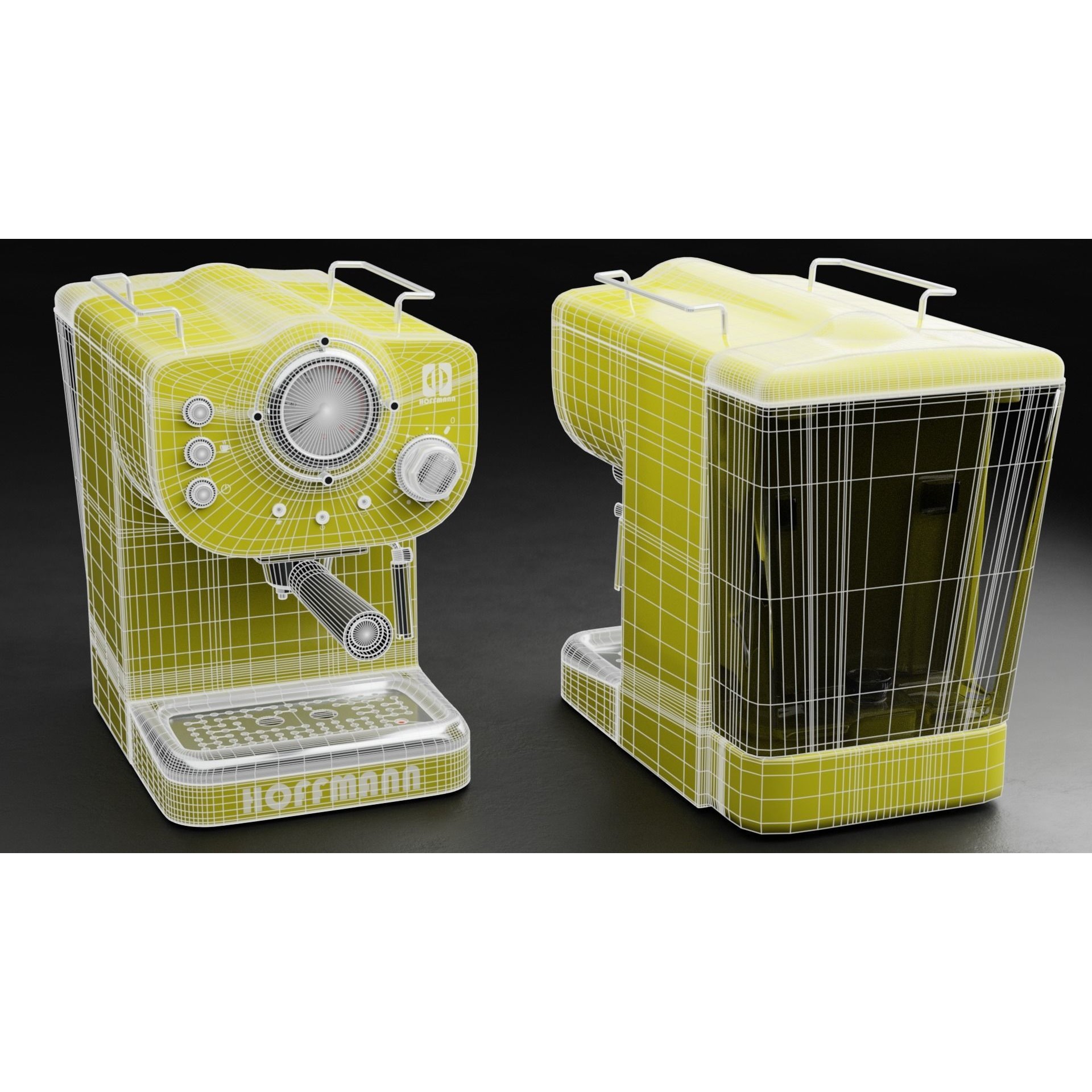 HoffmannCM15 Coffee Maker - PBR Textured 3D Model - View 40