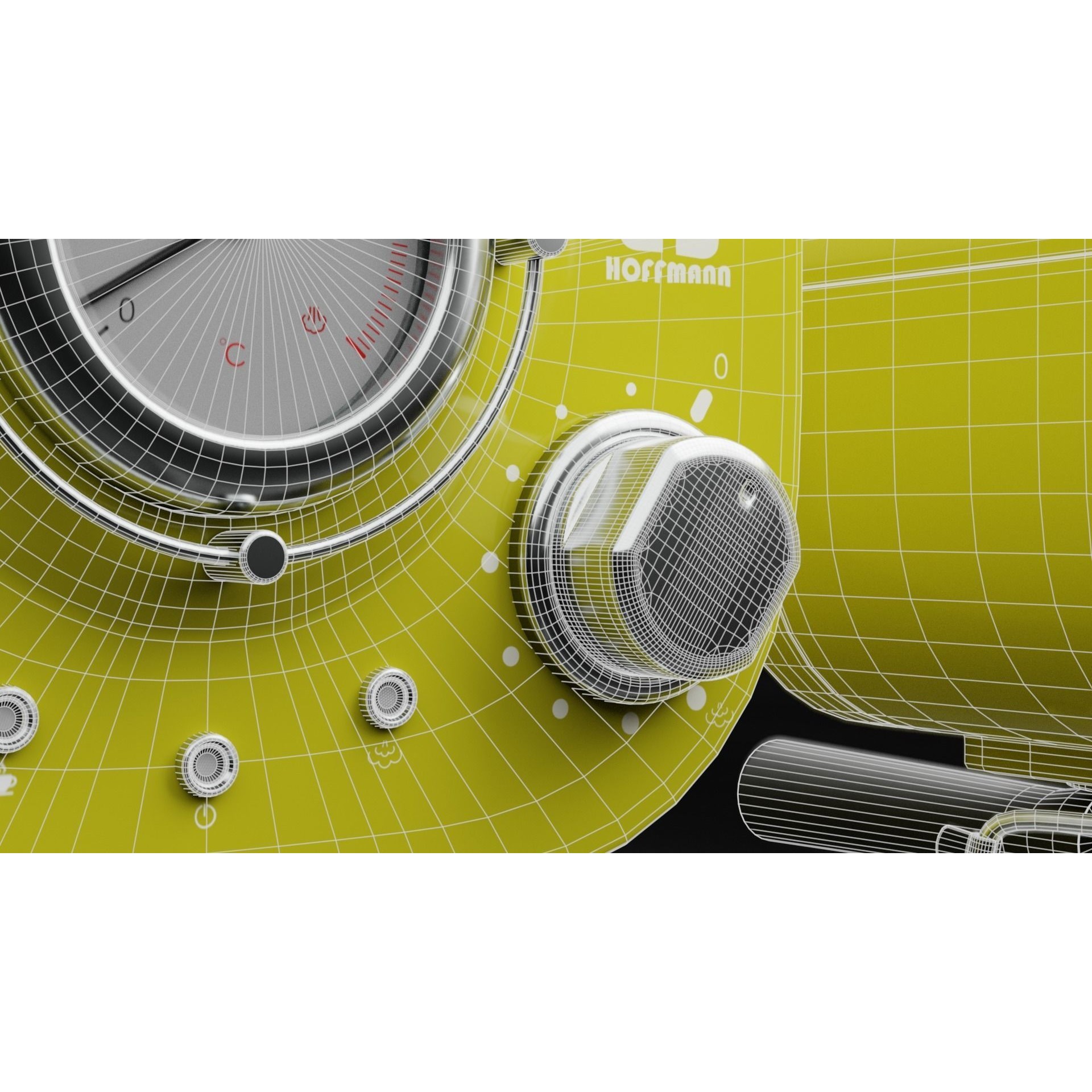 HoffmannCM15 Coffee Maker - PBR Textured 3D Model - View 41