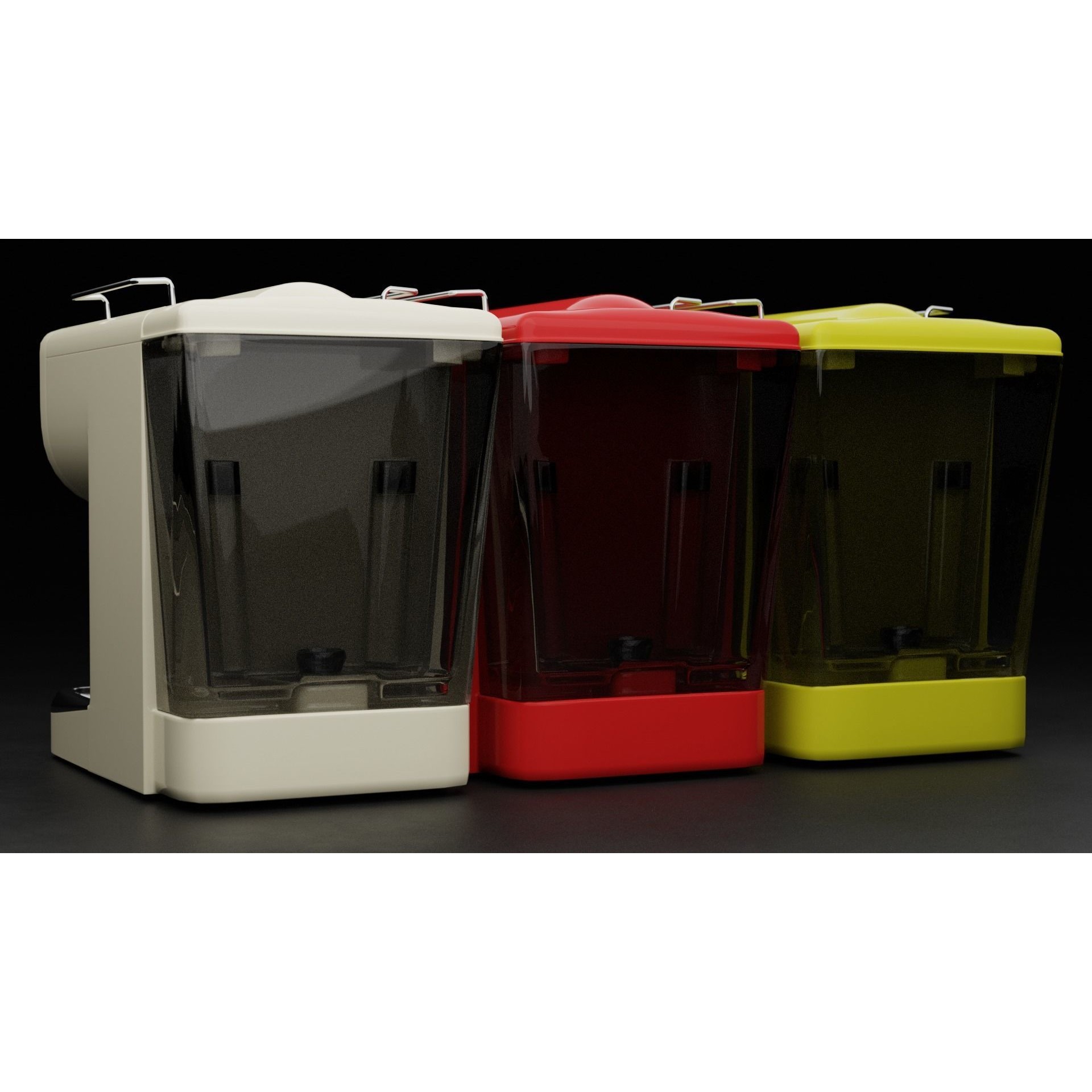 HoffmannCM15 Coffee Maker - PBR Textured 3D Model - View 45