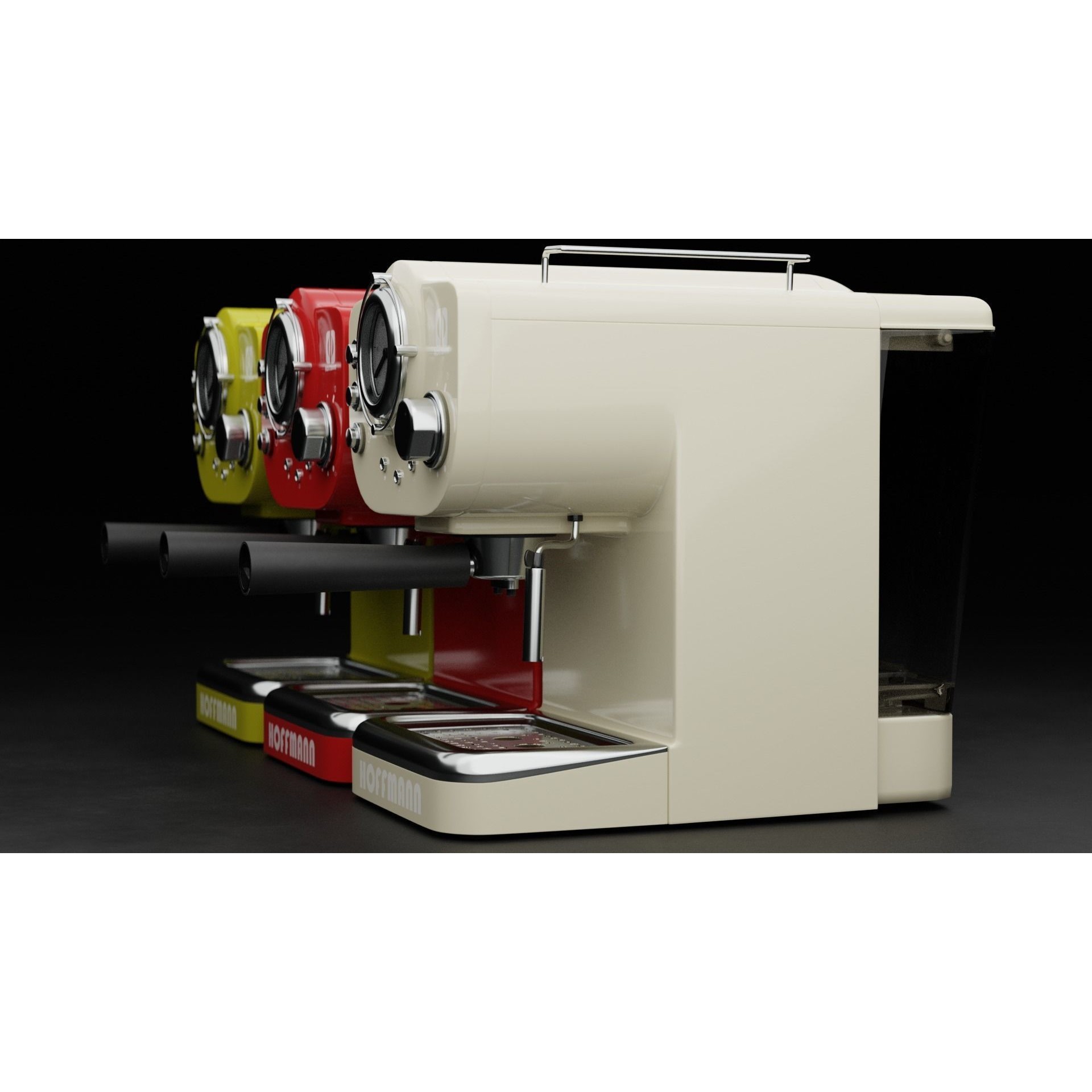 HoffmannCM15 Coffee Maker - PBR Textured 3D Model - View 46