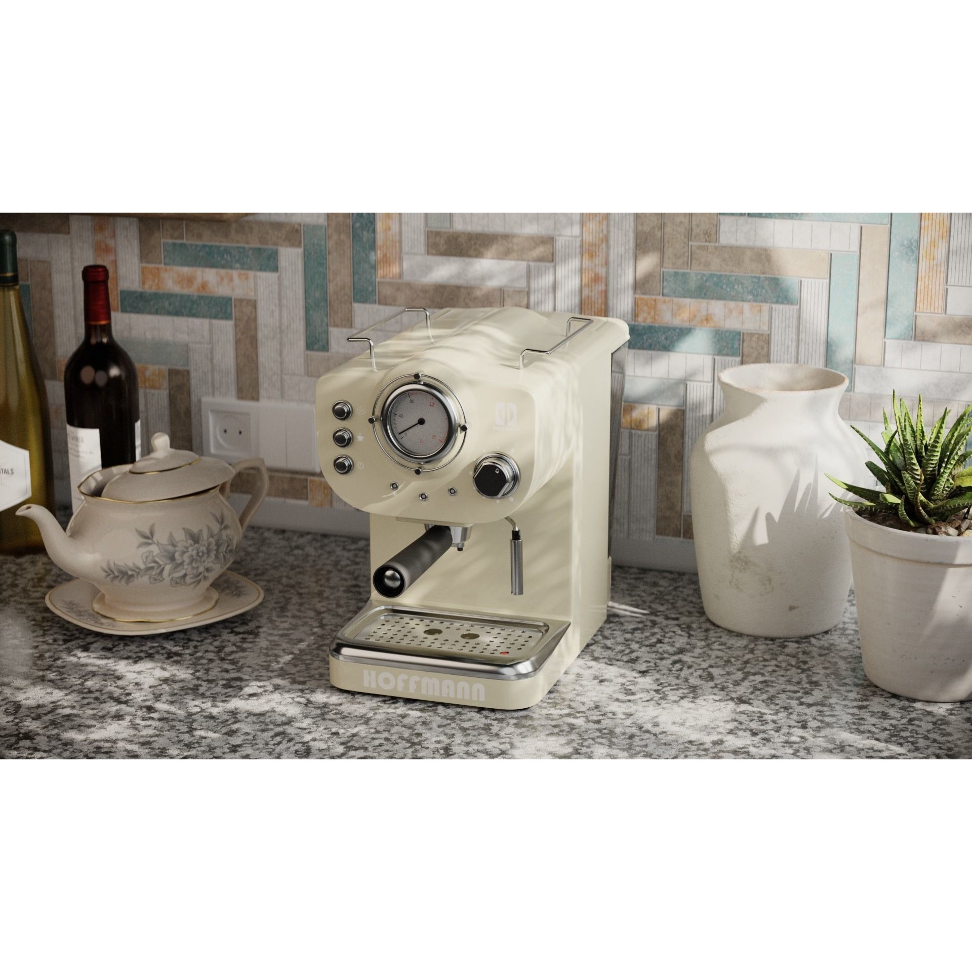 HoffmannCM15 Coffee Maker - PBR Textured 3D Model - View 8