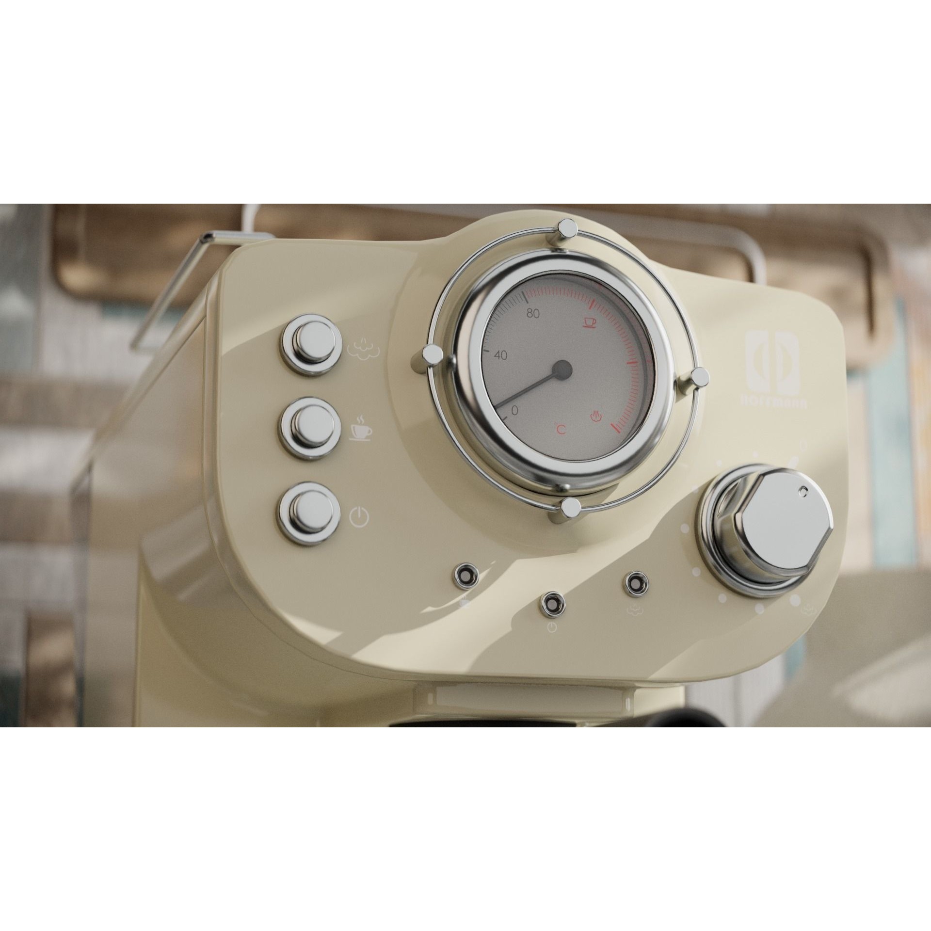 HoffmannCM15 Coffee Maker - PBR Textured 3D Model - View 9