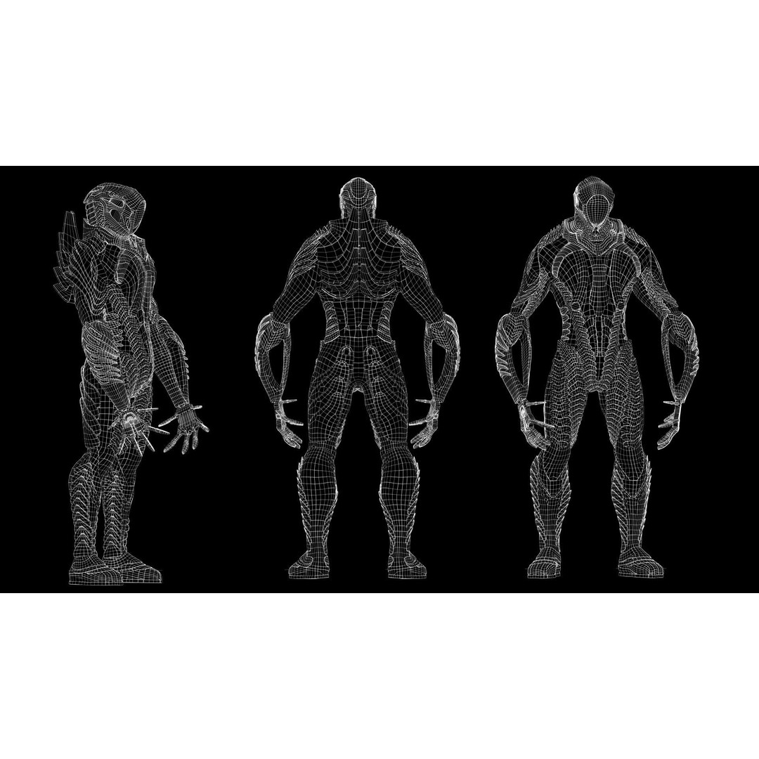 Robot 3D Model – Low Poly Rigged Character with PBR Textures, FBX - View 11