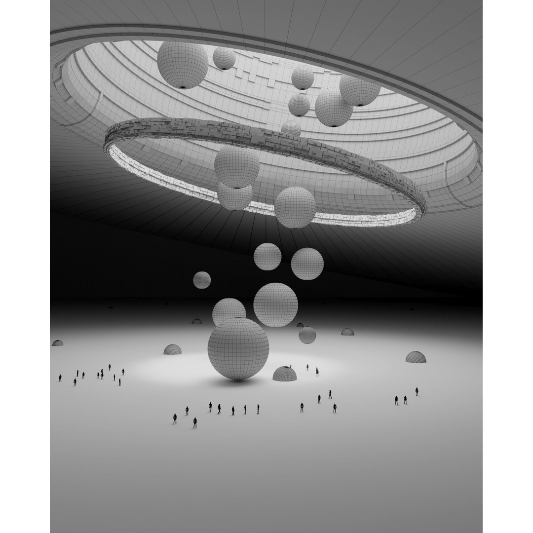 Sci-fi Cave 3D Model – High Quality Polygonal Asset, FBX, OBJ