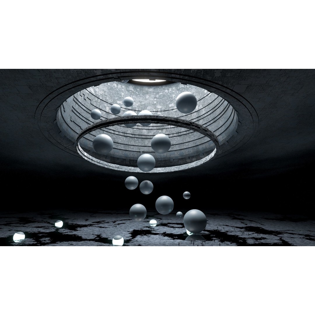 Sci-fi Cave 3D Model – High Quality Polygonal Asset, FBX, OBJ - View 5