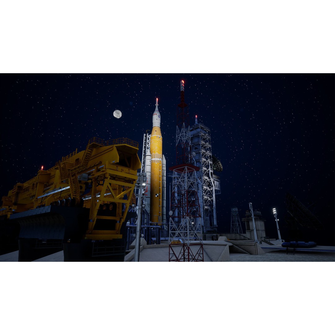 Artemis Rocket Launch 3D Model – Low Poly PBR Game Asset, FBX - View 13