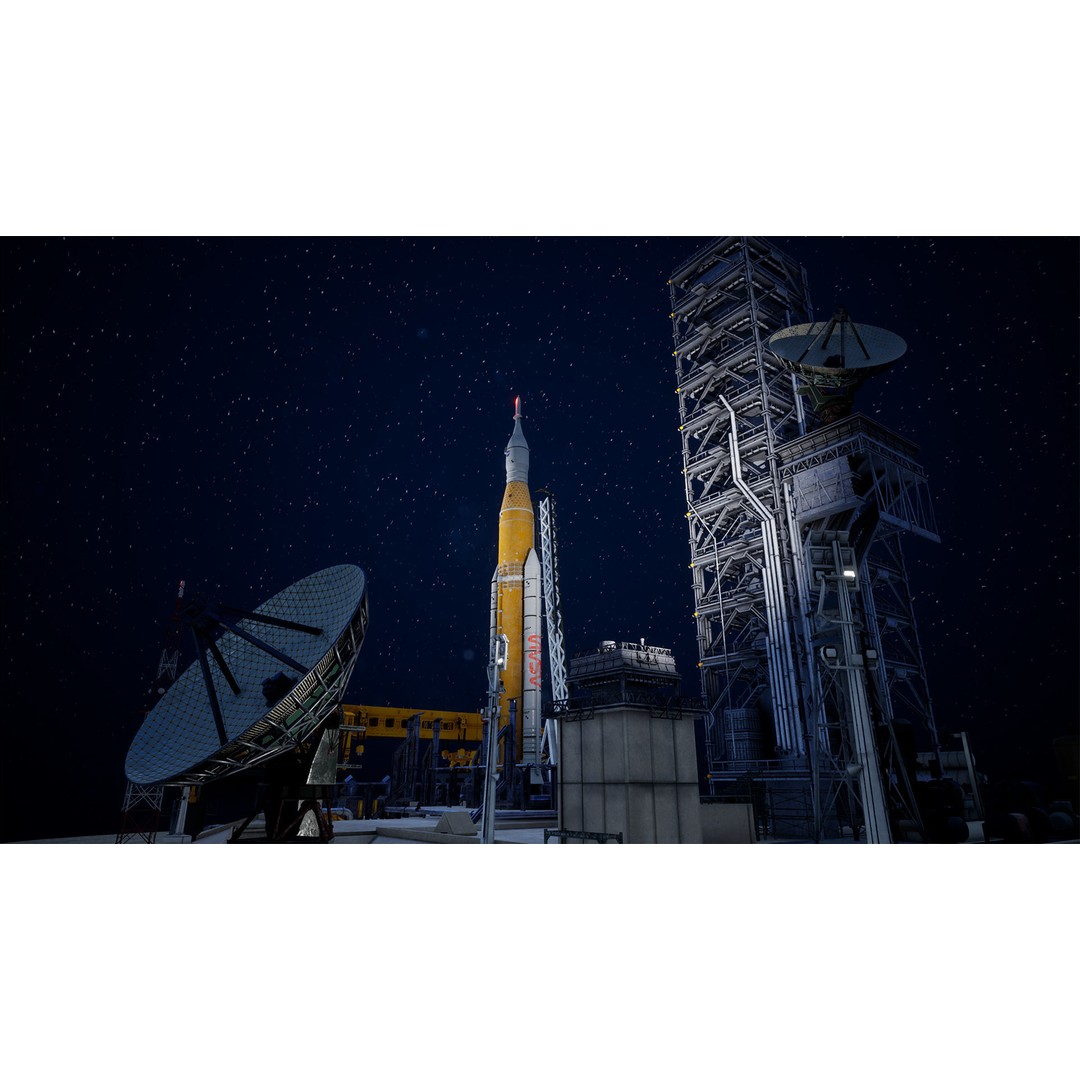 Artemis Rocket Launch 3D Model – Low Poly PBR Game Asset, FBX - View 19