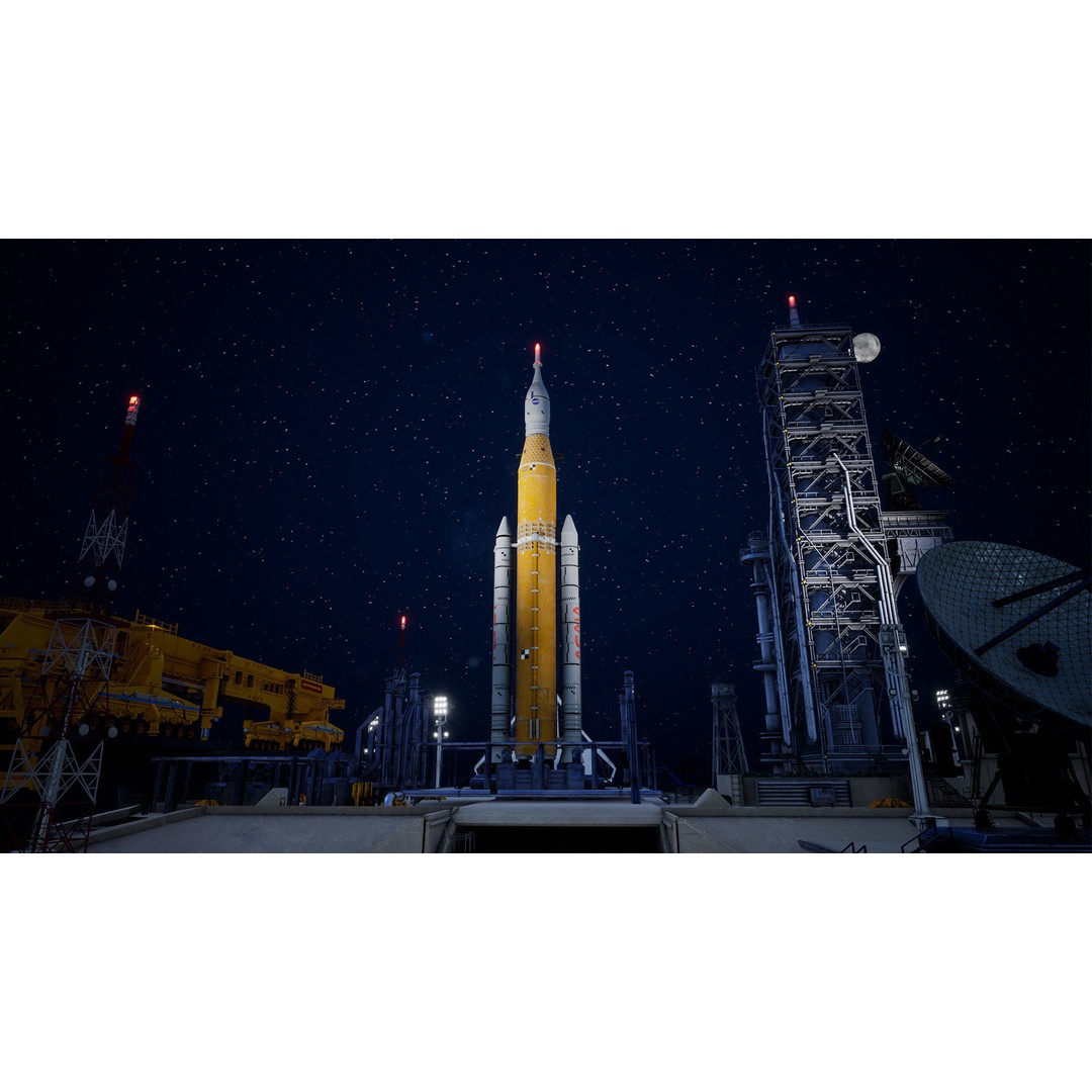 Artemis Rocket Launch 3D Model – Low Poly PBR Game Asset, FBX - View 20