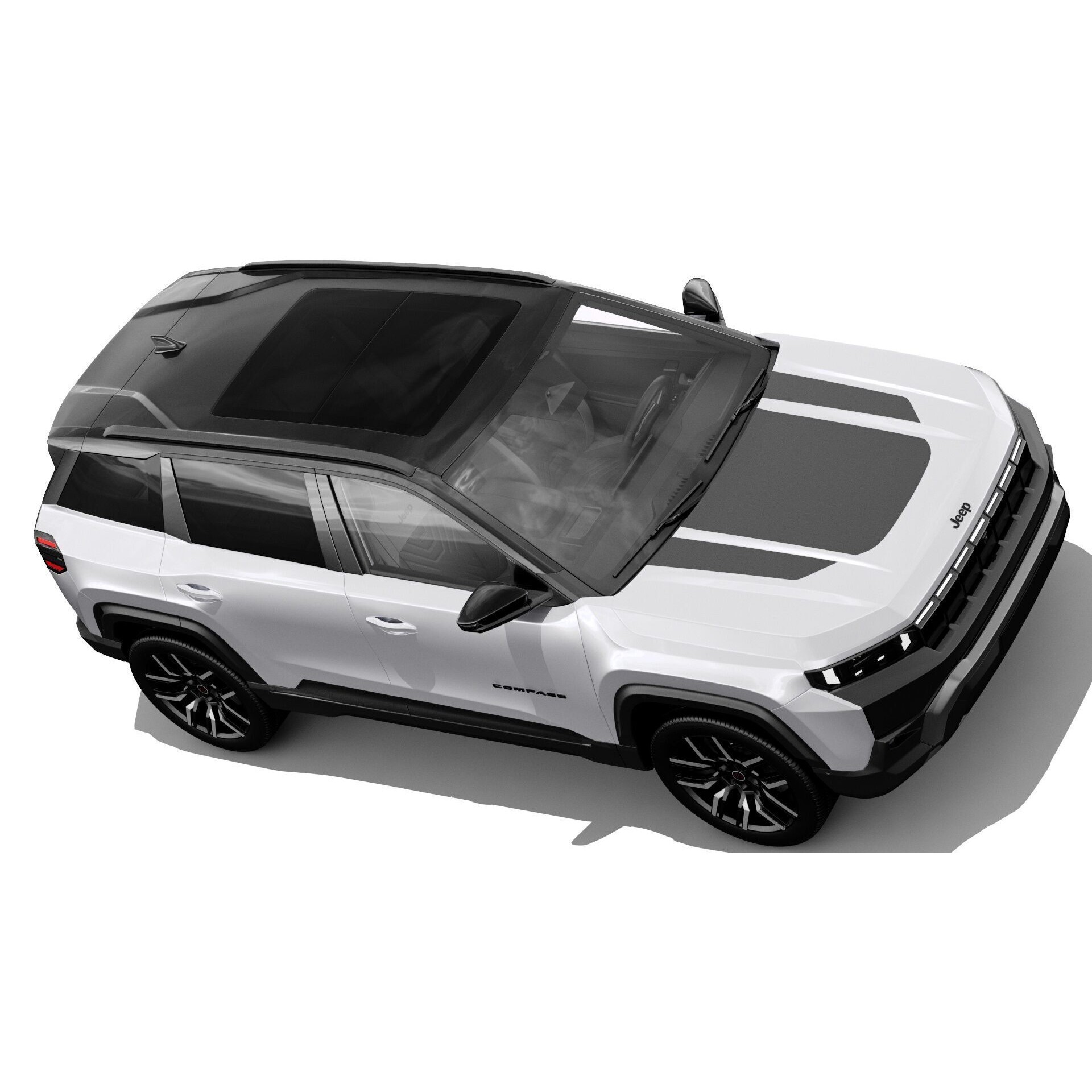 Jeep Compass 2026 - Detailed 3D Model - View 10
