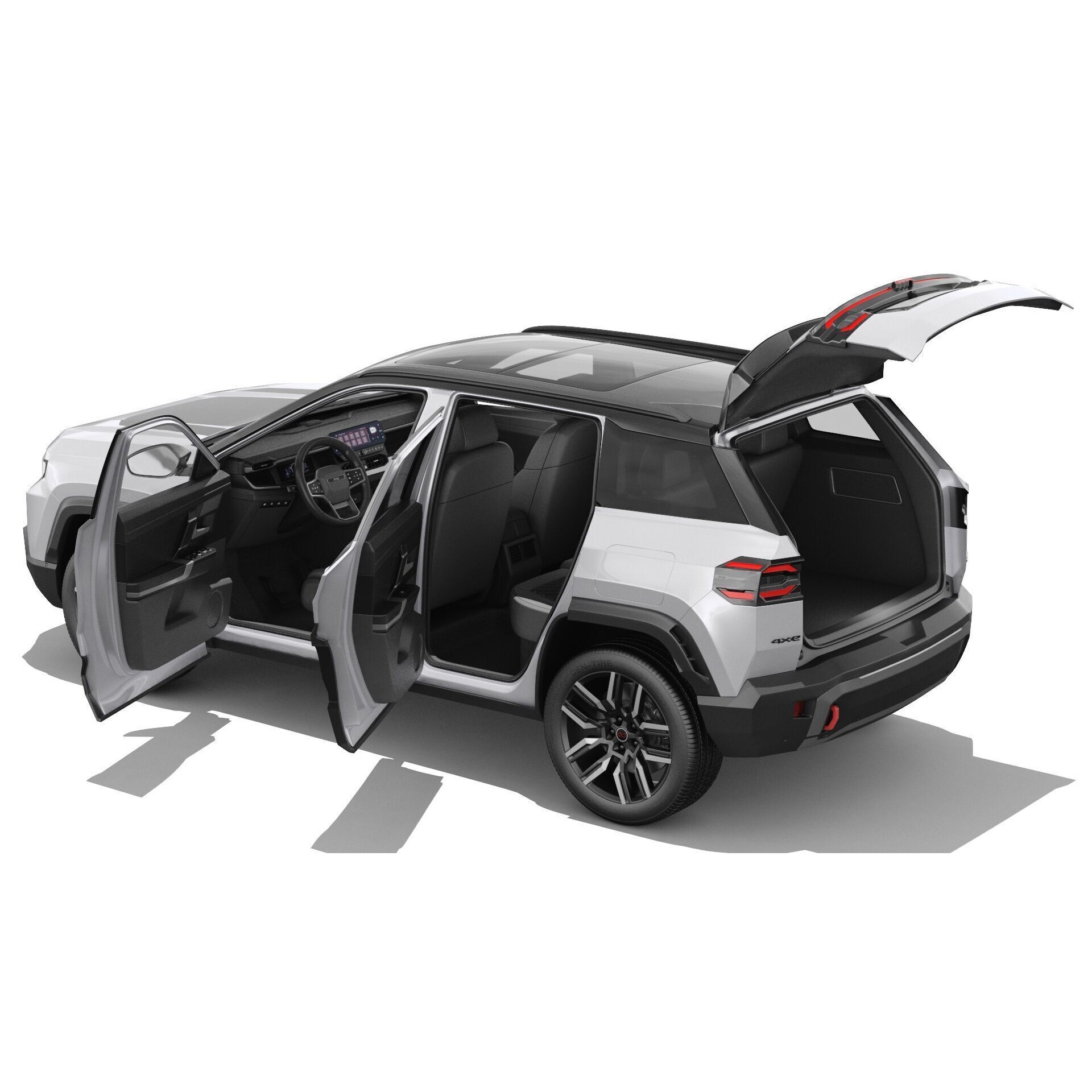Jeep Compass 2026 - Detailed 3D Model - View 14