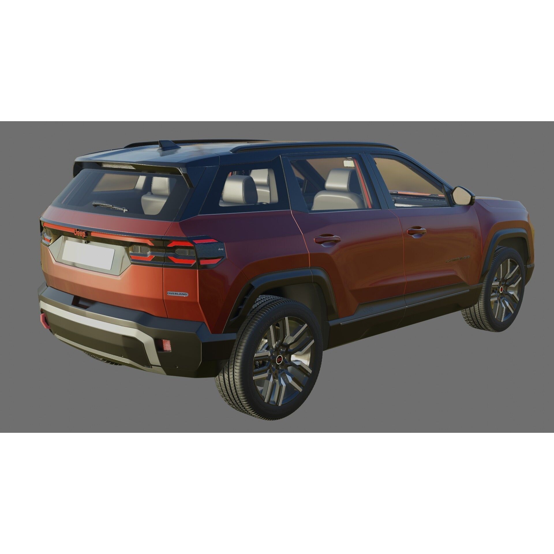Jeep Compass 2026 - Detailed 3D Model - View 23