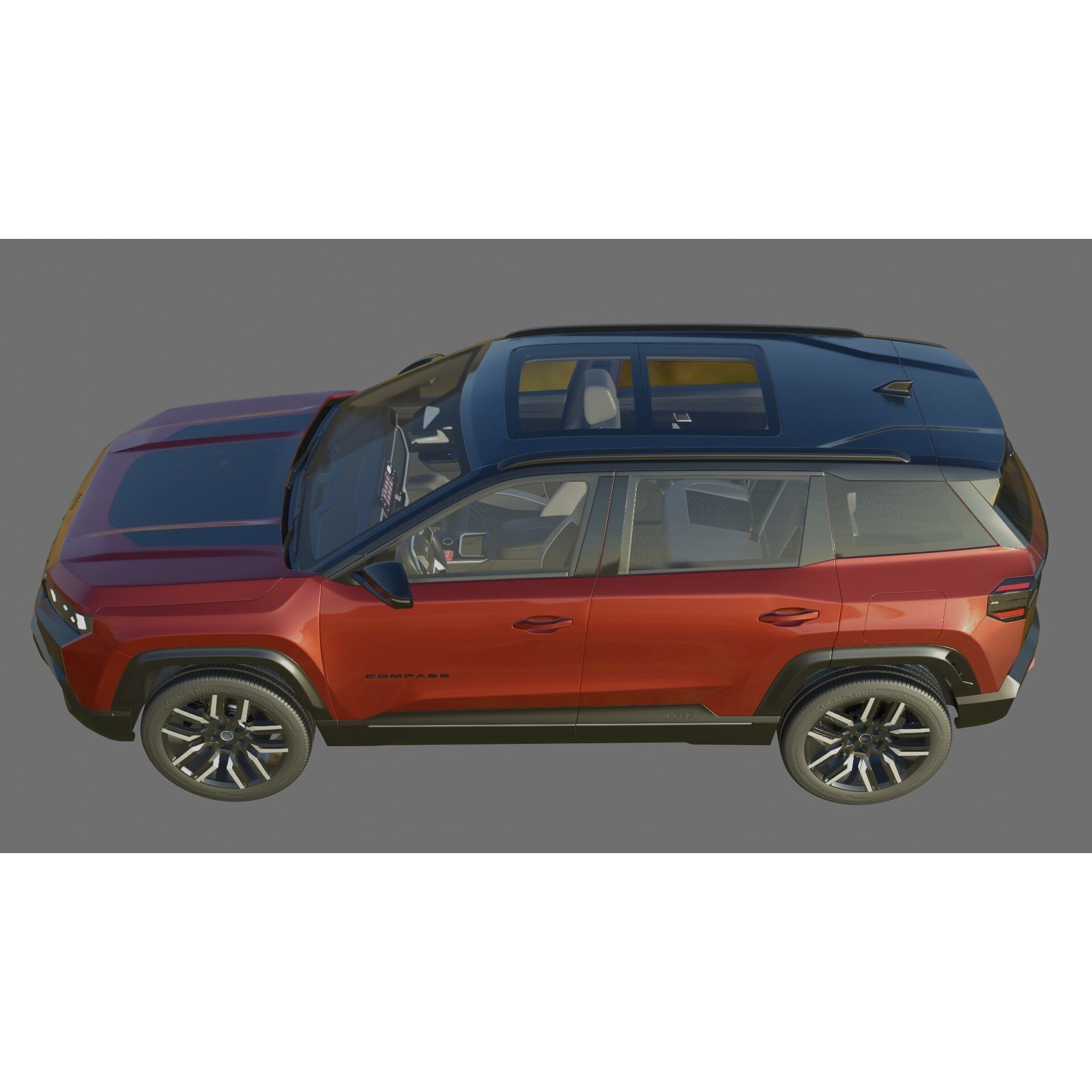 Jeep Compass 2026 - Detailed 3D Model - View 24