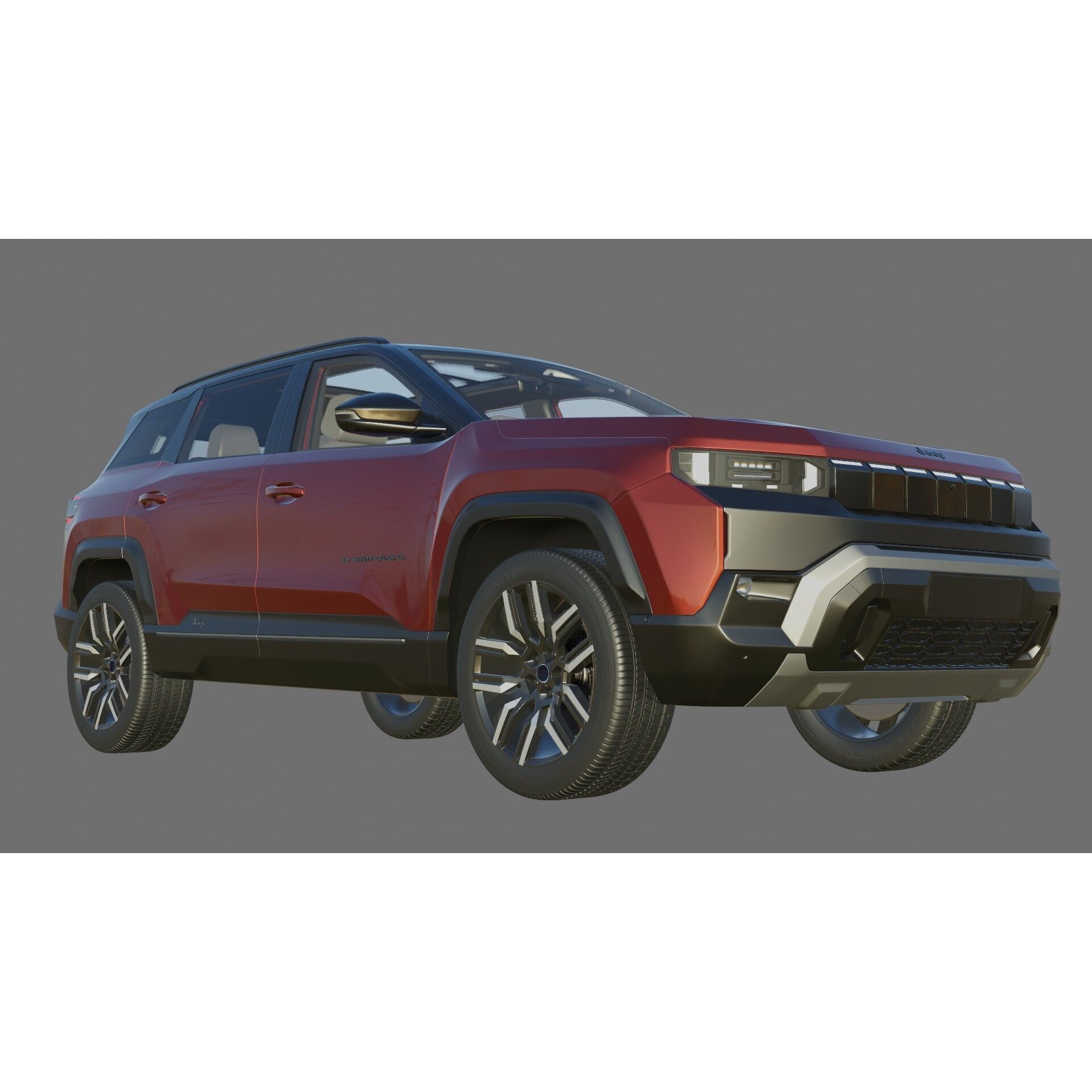 Jeep Compass 2026 - Detailed 3D Model - View 27