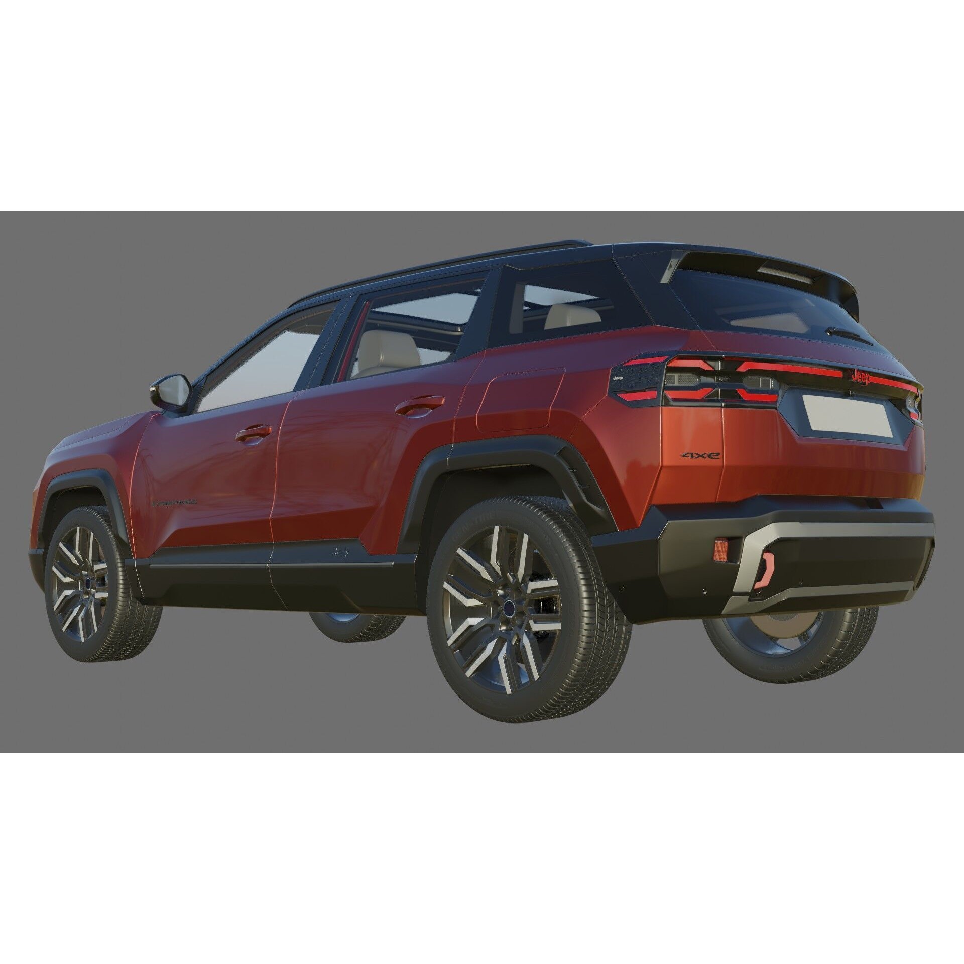 Jeep Compass 2026 - Detailed 3D Model - View 28