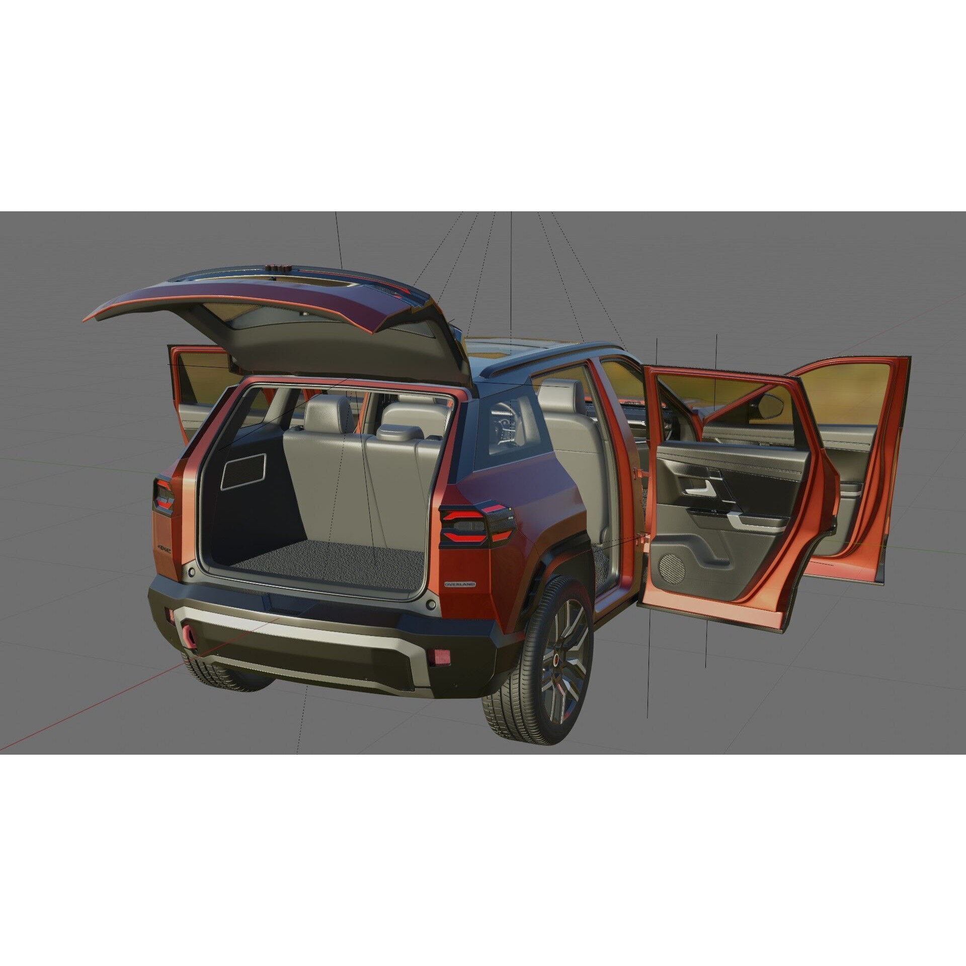 Jeep Compass 2026 - Detailed 3D Model - View 31