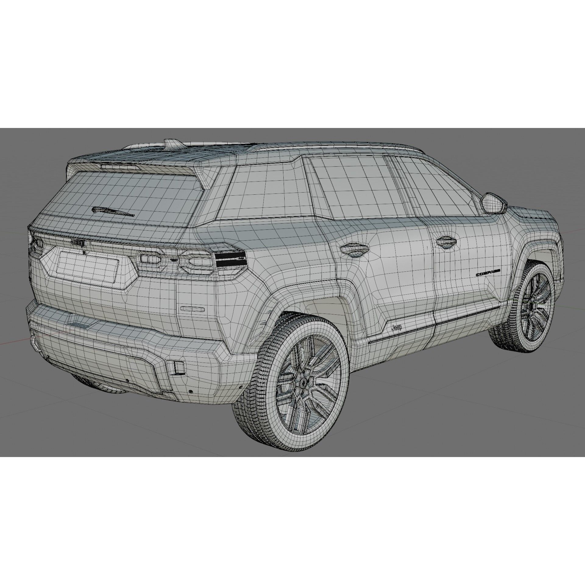 Jeep Compass 2026 - Detailed 3D Model - View 35