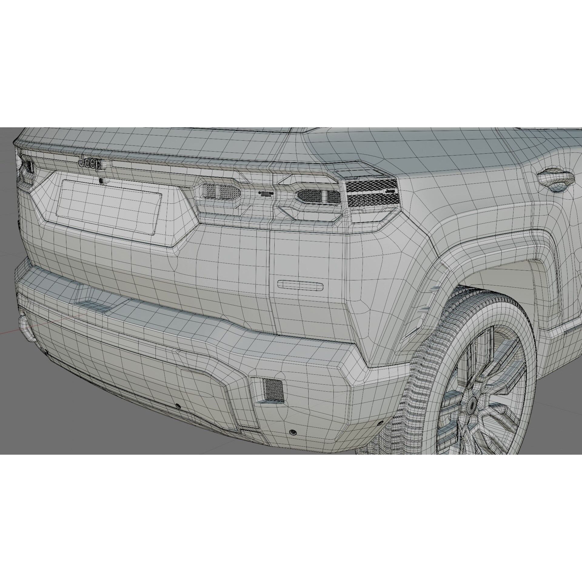 Jeep Compass 2026 - Detailed 3D Model - View 37