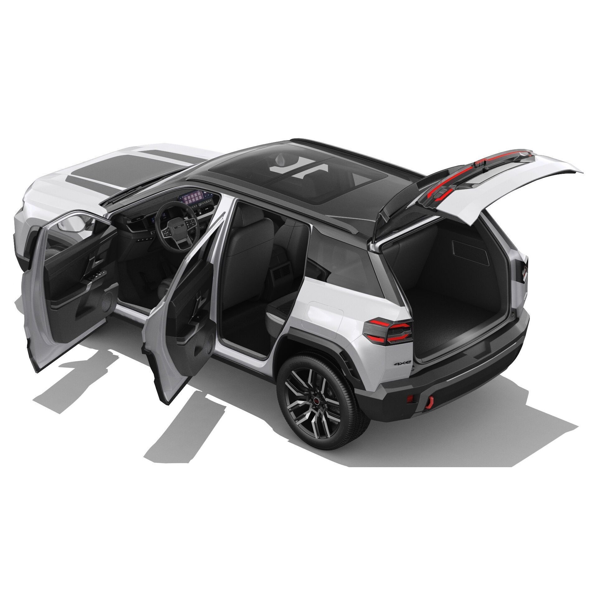 Jeep Compass 2026 - Detailed 3D Model - View 4