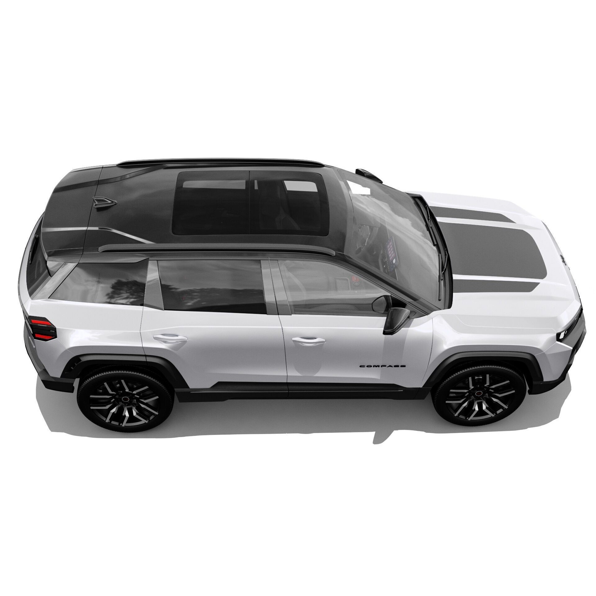 Jeep Compass 2026 - Detailed 3D Model - View 9