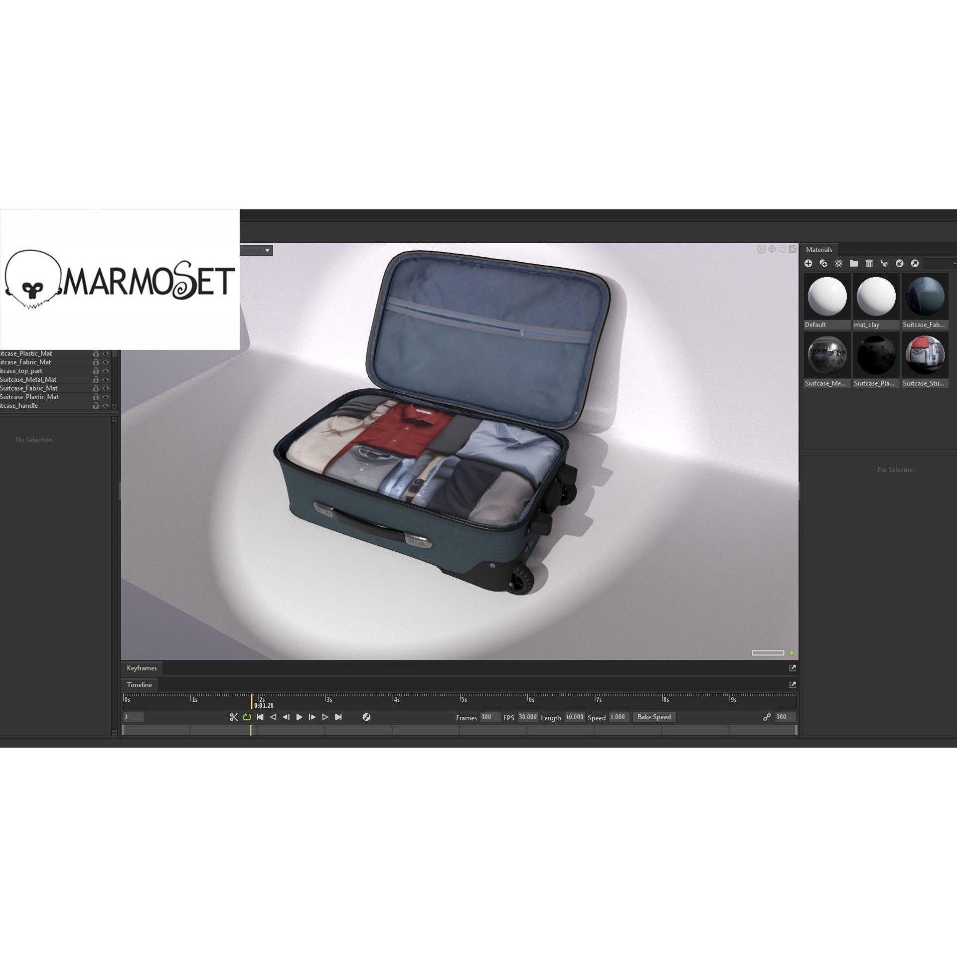 Suitcase - Low-Poly Game-Ready 3D Model - View 20