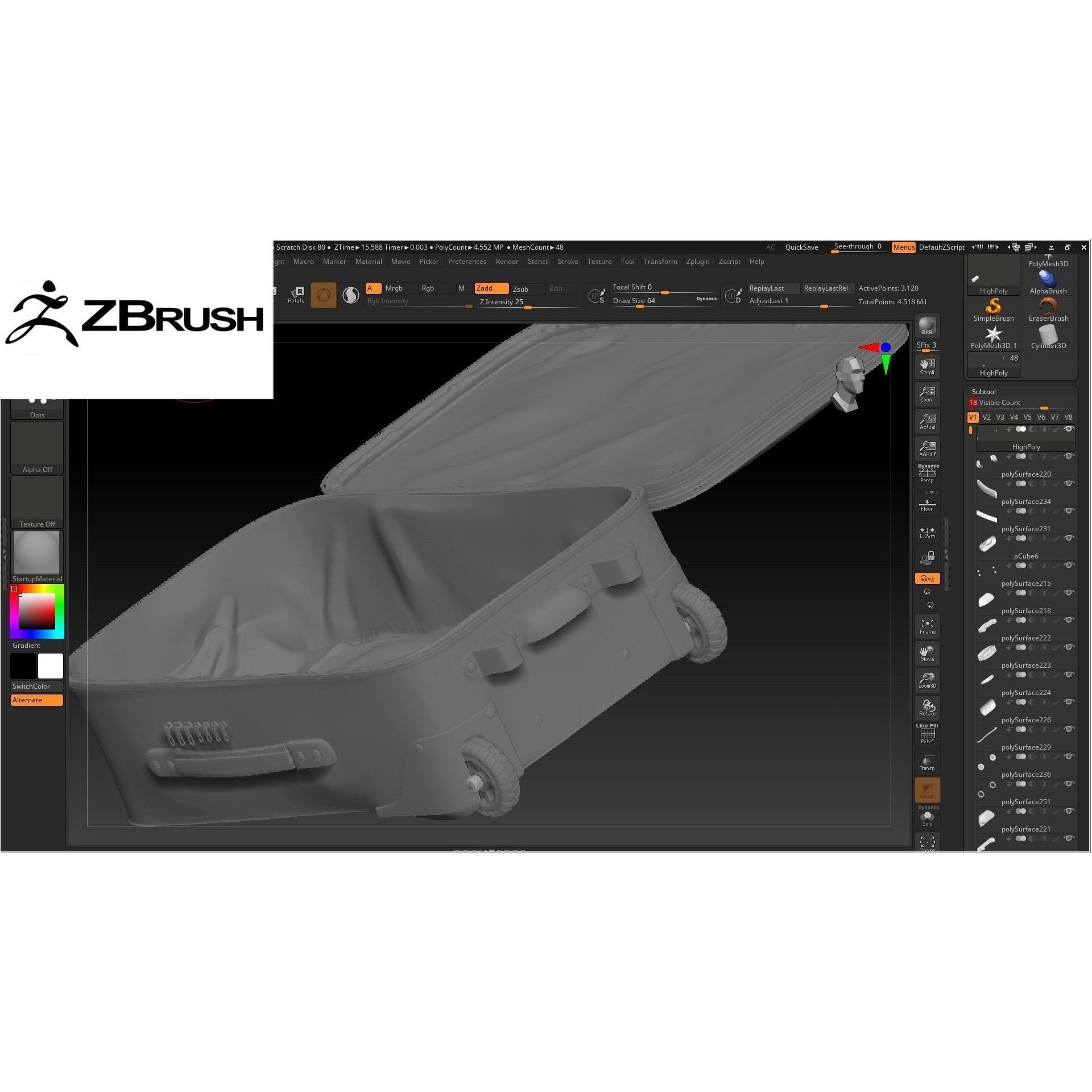 Suitcase - Low-Poly Game-Ready 3D Model - View 24