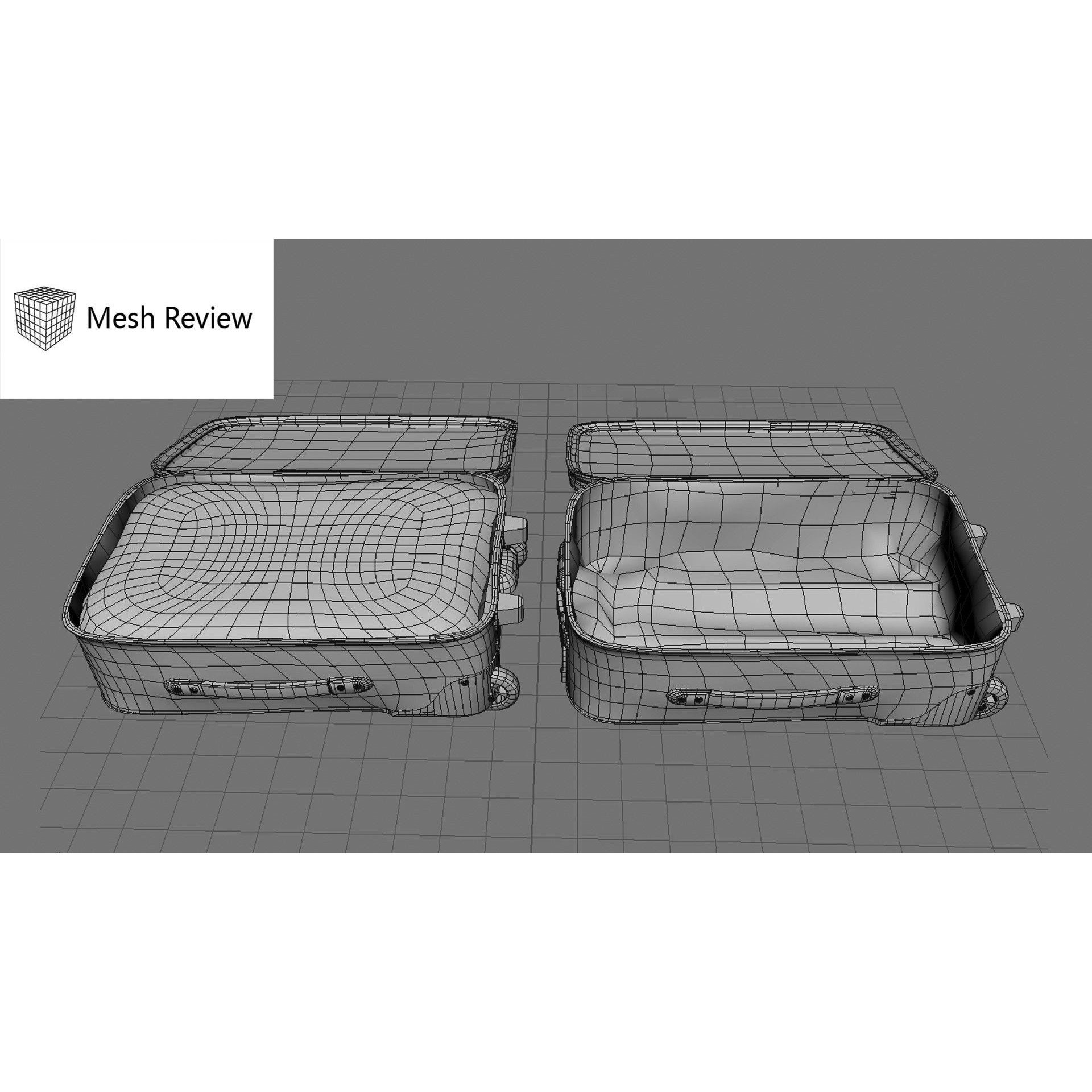 Suitcase - Low-Poly Game-Ready 3D Model - View 29