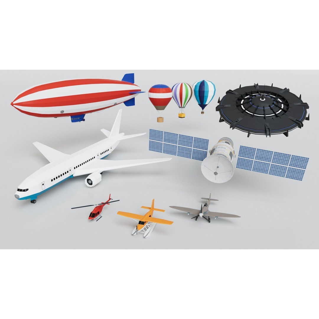 150 Vehicles 3D Model – Game Ready Mega Pack, FBX, OBJ, Blender