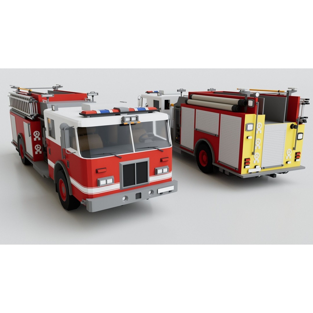 150 Vehicles 3D Model – Game Ready Mega Pack, FBX, OBJ, Blender - View 10